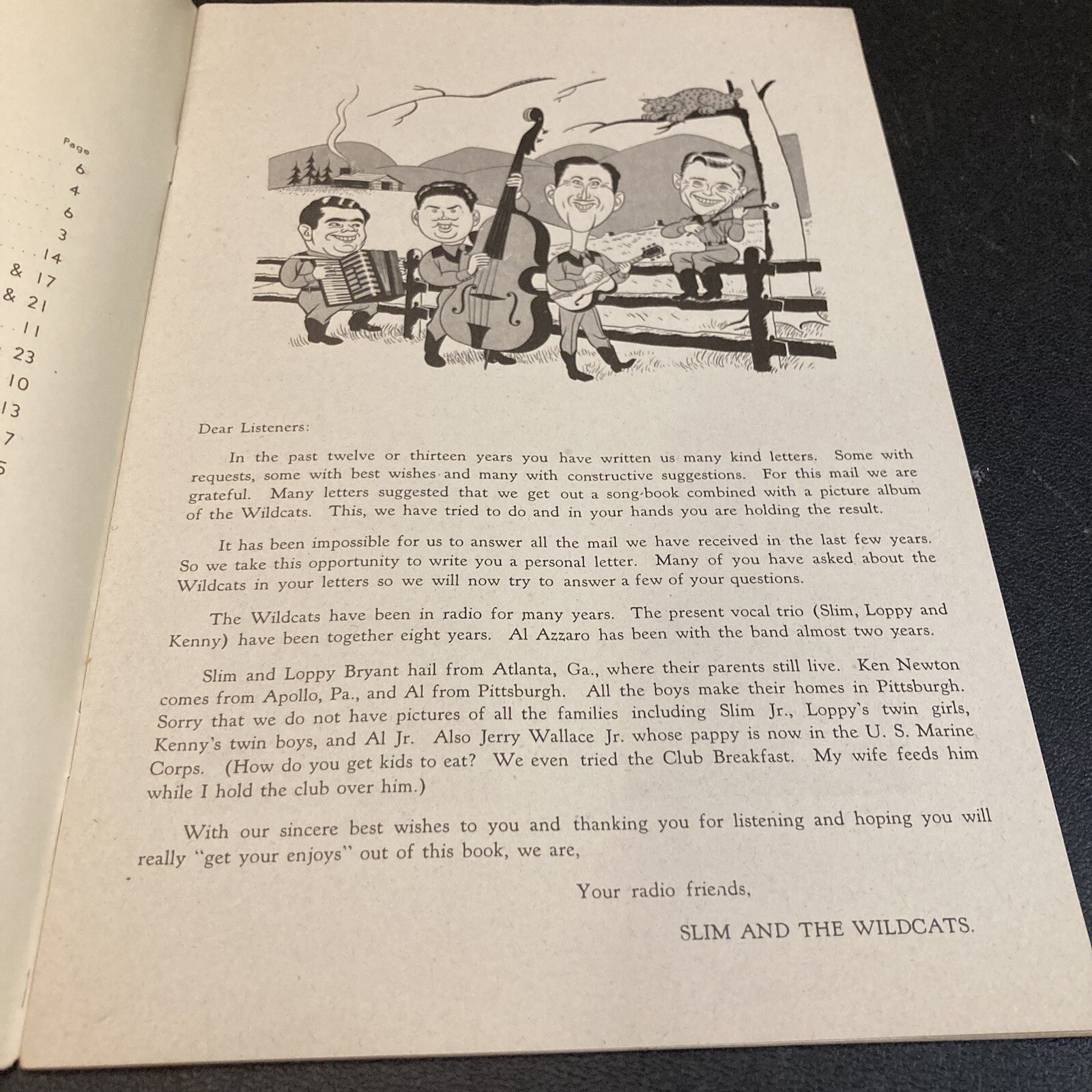 Pittsburgh KDKA Western Bluegrass Songbook Hills Plains Slim Bryant 1945 Country