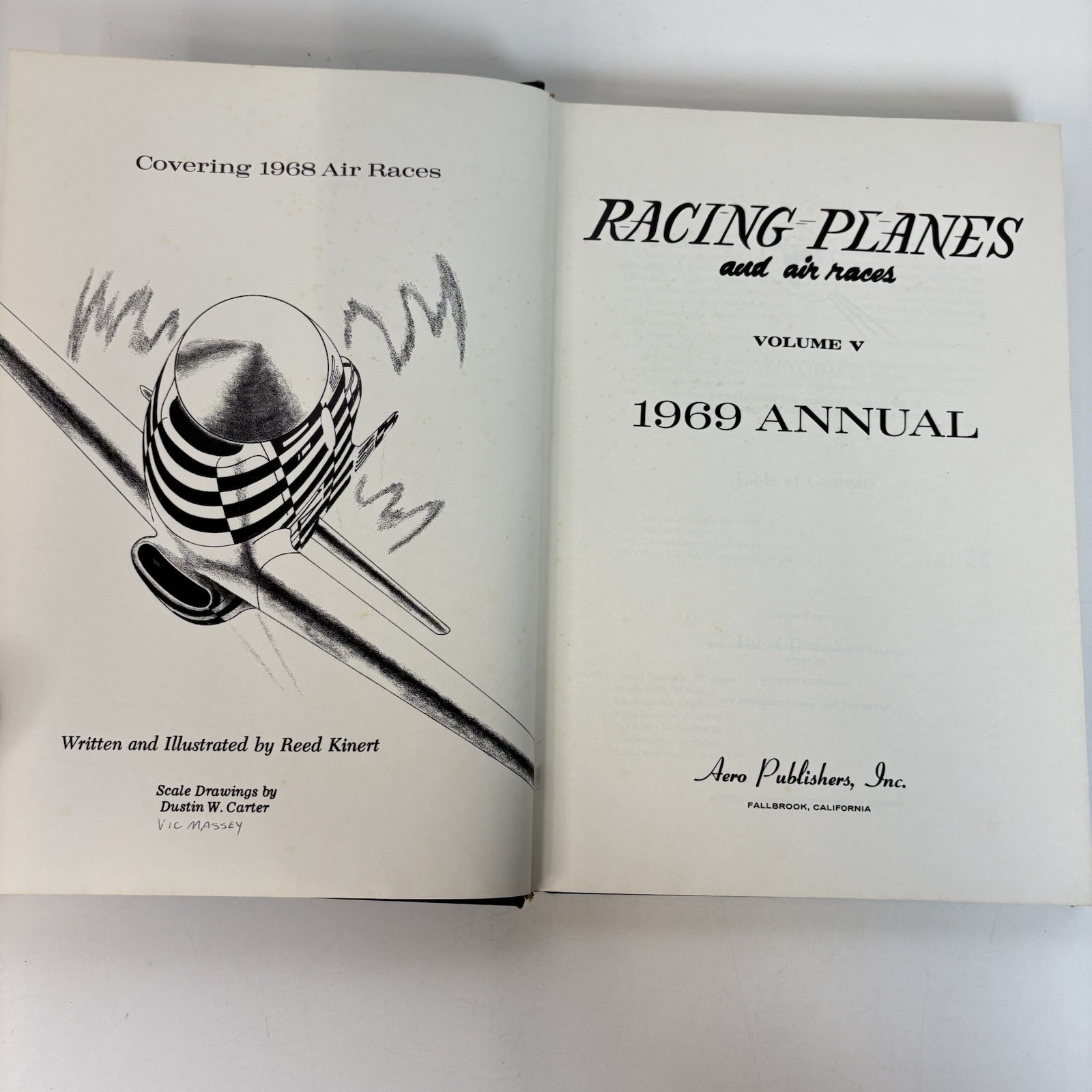 Racing Planes & Air Races 1968-1971 Reed Kinert Aero Pub 1969 Annual Volume 5 1F
