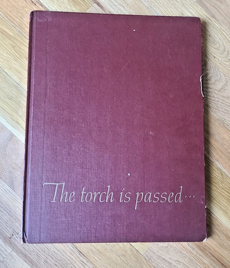 The Torch Is Passed Death of president JFK Hardcover Book John F Kennedy