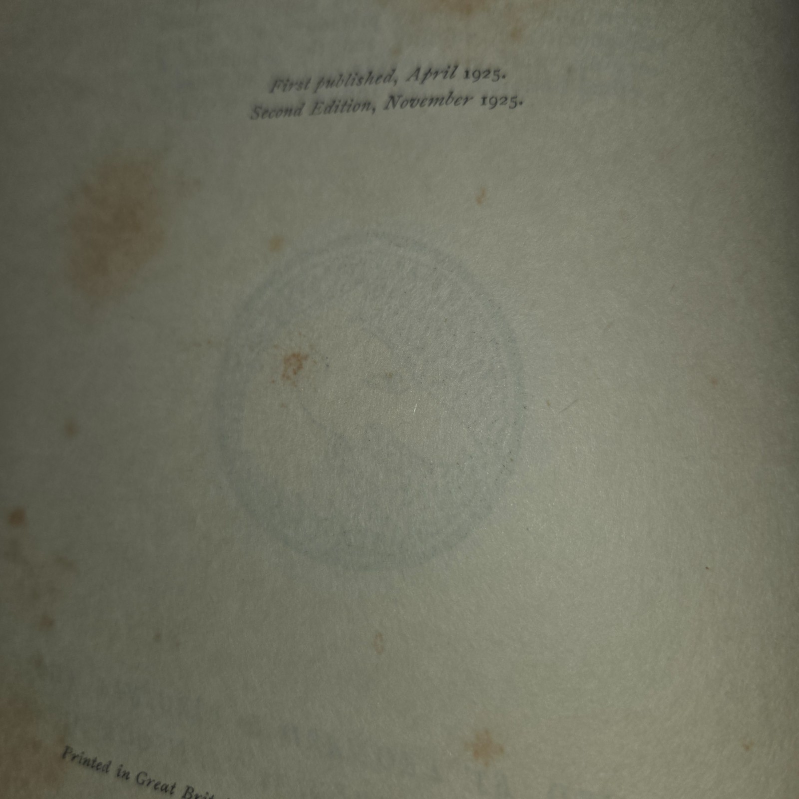 Virginia Woolf THE COMMON READER 1925 2nd edition Hogarth Press Early Printing