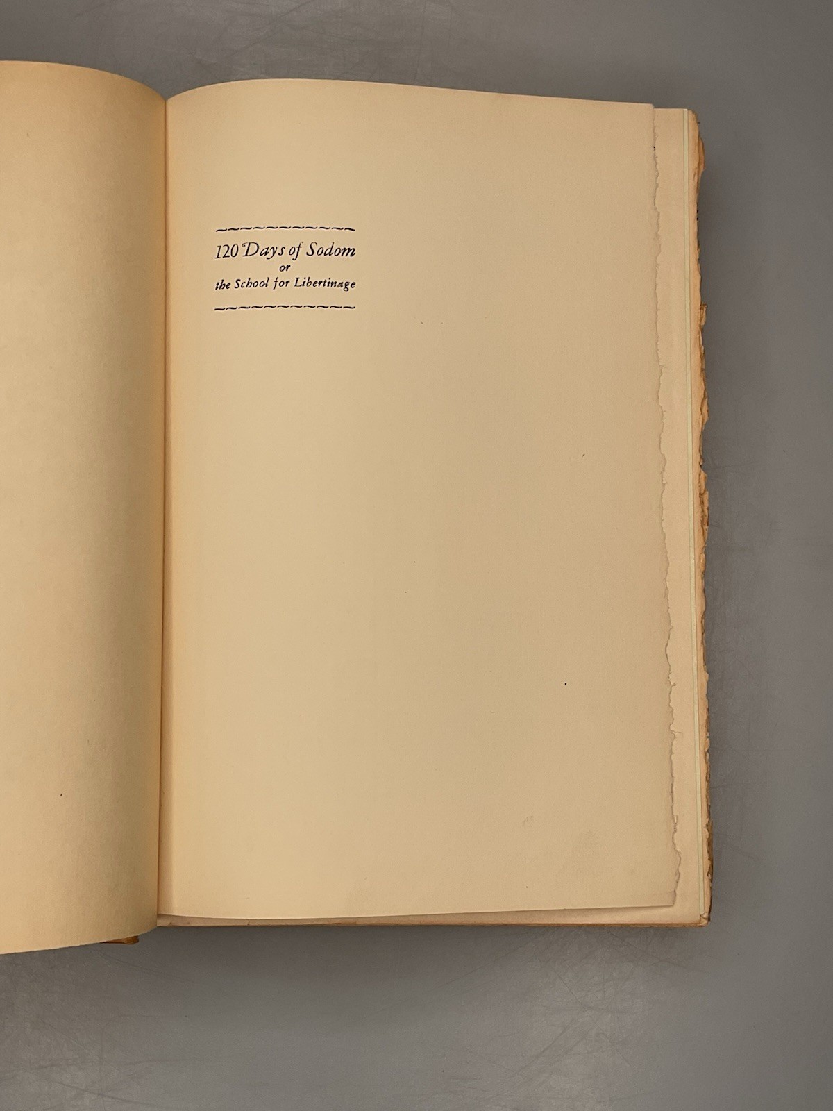 Vtg Limited Ed Book 853/3000 1934 120 Days Of Sodom By Iwan Bloch Falstaff Press