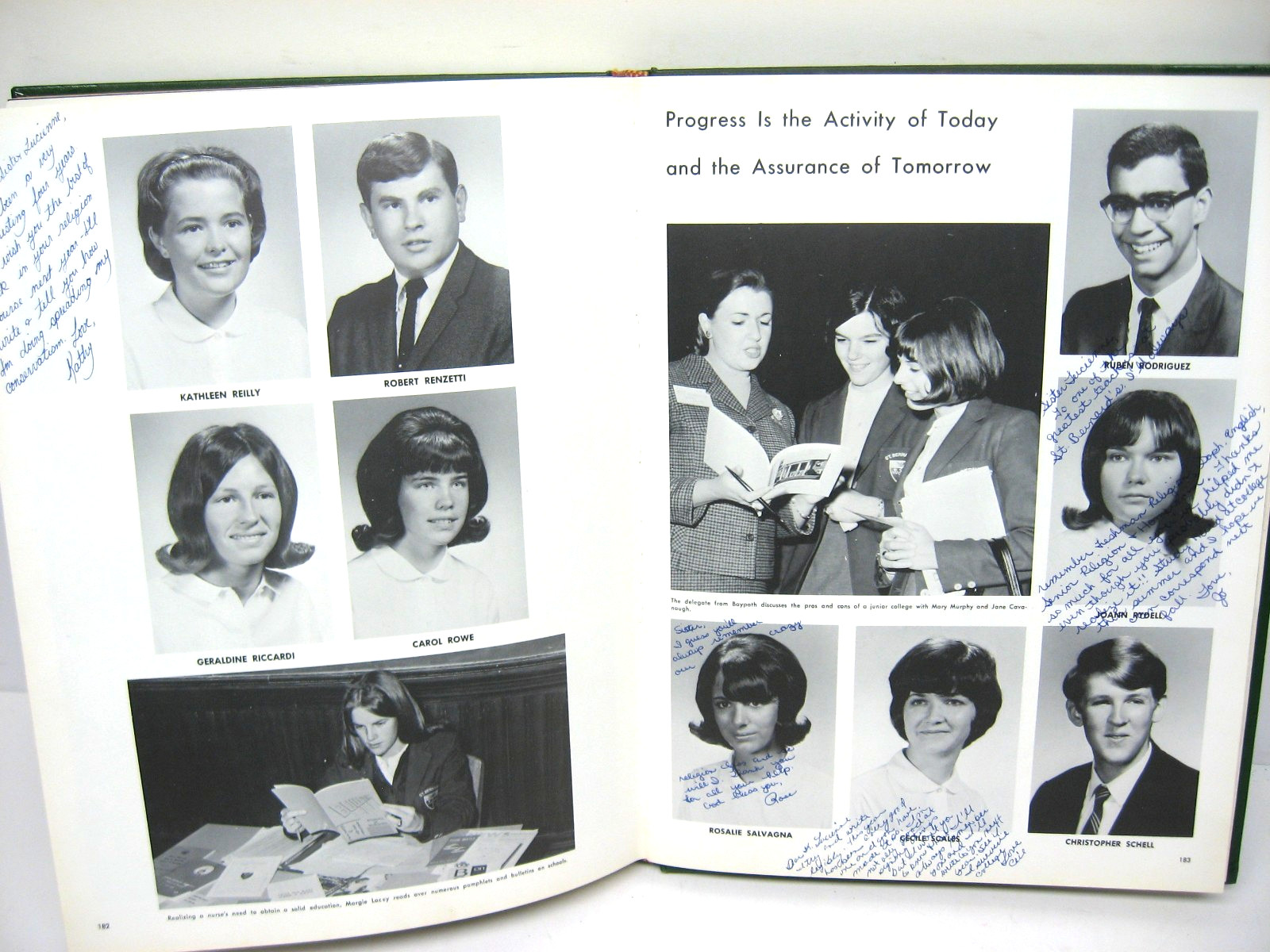 1967 Crosier, St Bernard High School, New London, CT Yearbook