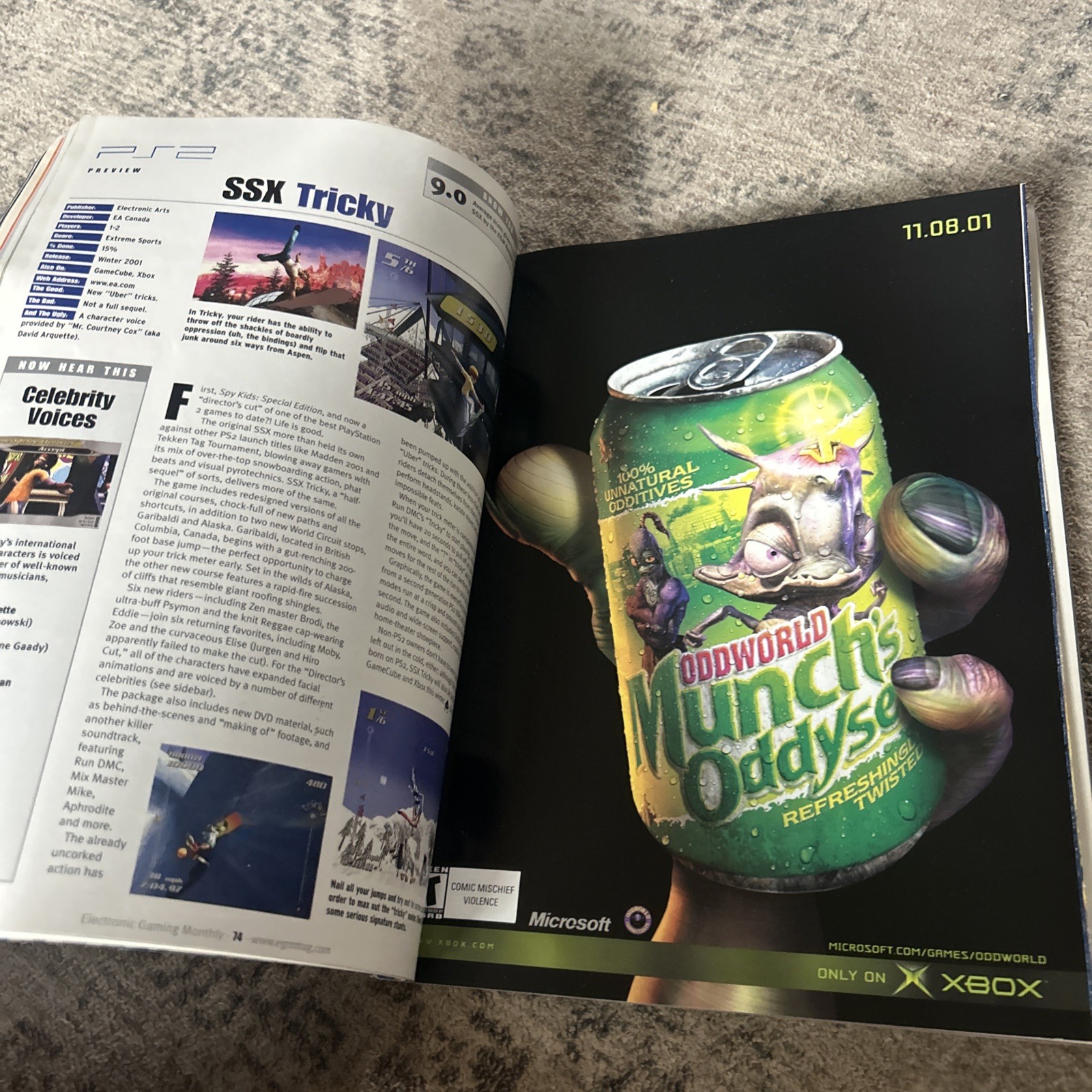 Electronic Gaming Monthly Magazine: Gamecube November 2001