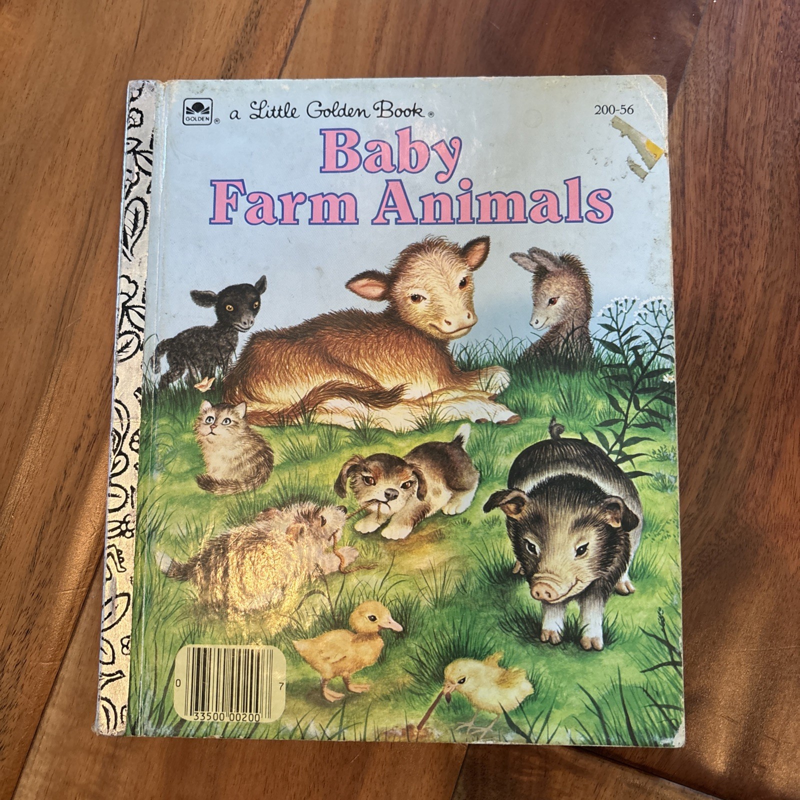 Vintage Little Golden Book Baby Farm Animals Hardcover by Garth Williams