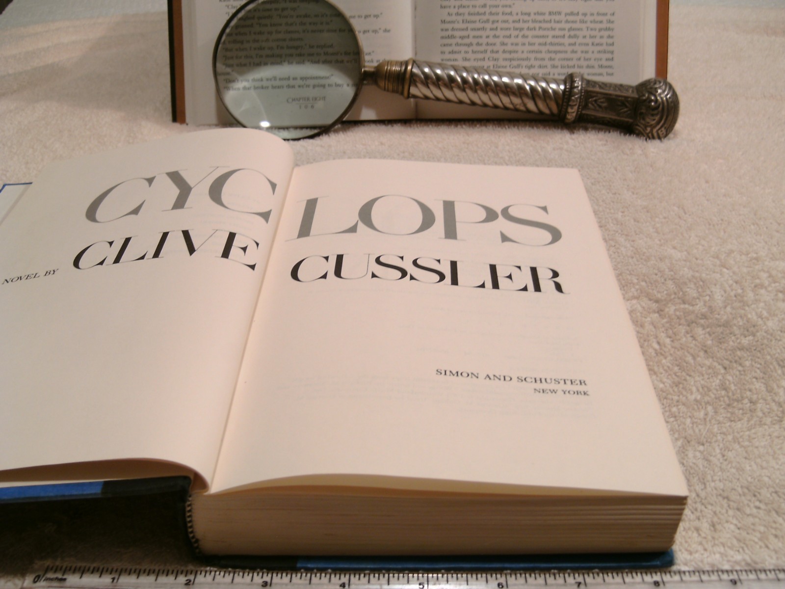 Clive Cussler *CYCLOPS* HC/DJ 1st Edition – 1st Printing