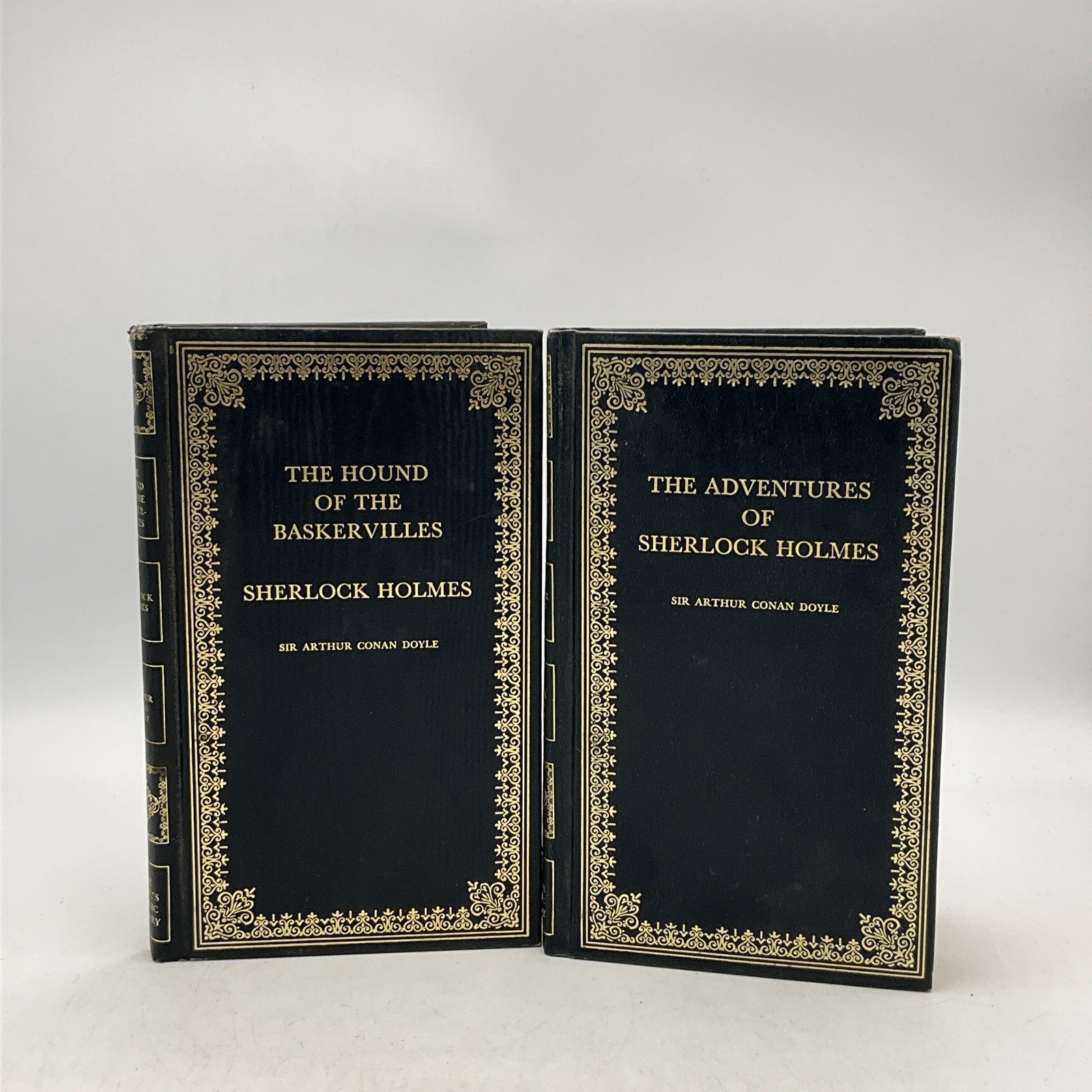 Hound of the Baskervilles & Adventures Of Sherlock Homes, A.C. Doyle, HC, 1975