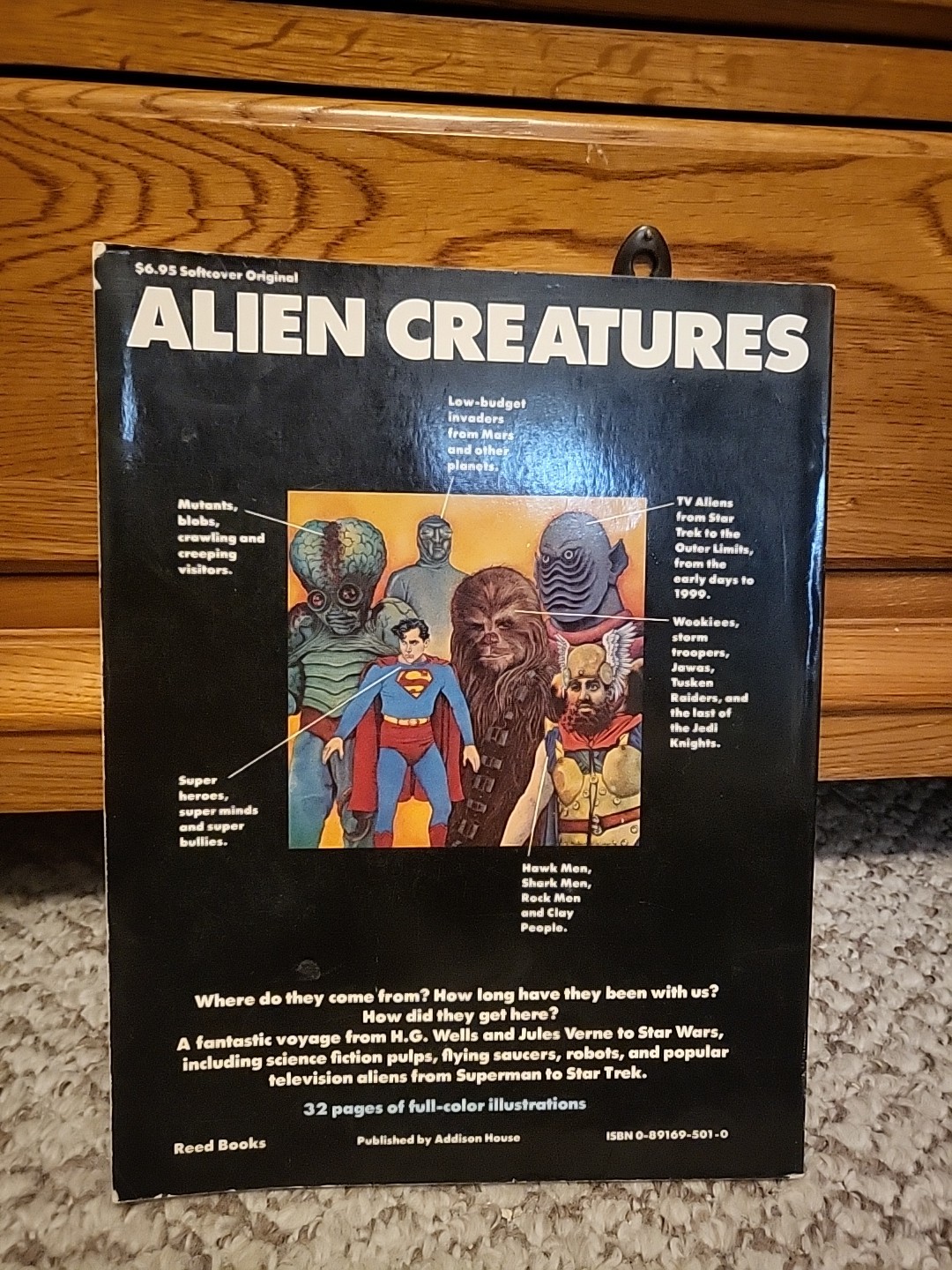 Vintage 1978 Softcover Alien Creaturea By Richard Siegel And J C Suares