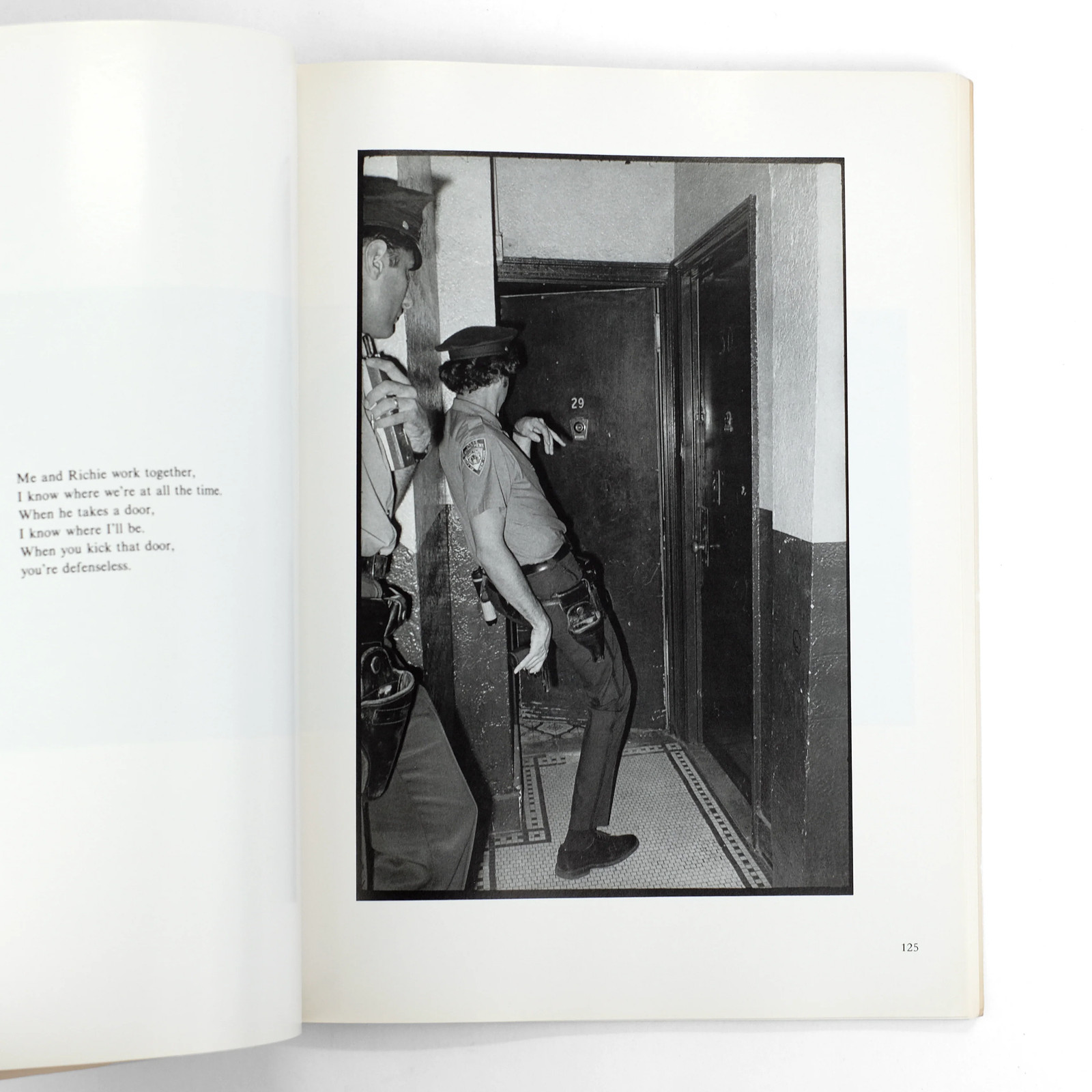 Street Cops / Jill Freedman / 1st Edition SC Photobook 1981