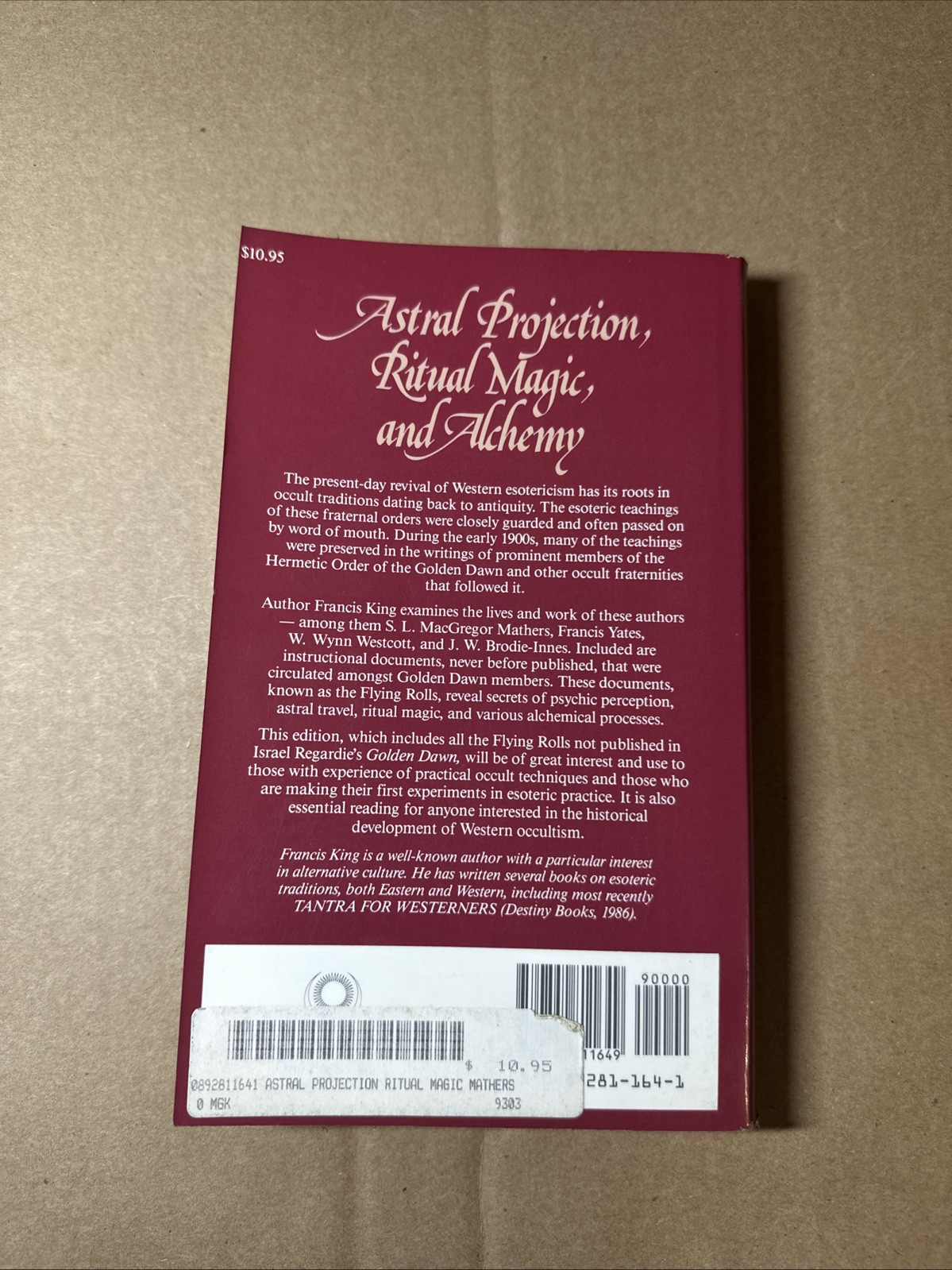 (#26). Astral projection, Ritual Magic and Alchemy. Golden Dawn Material.