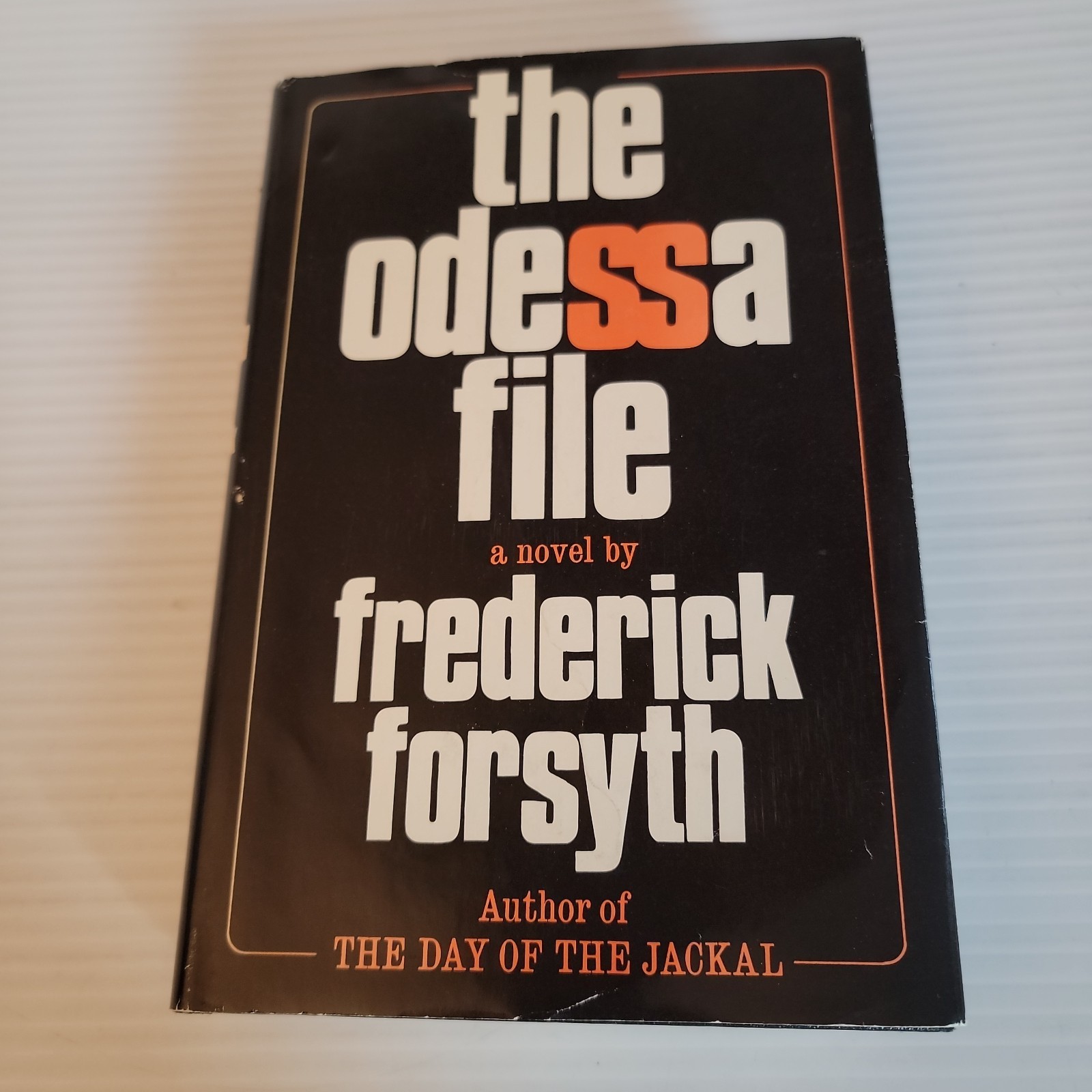 The Odessa File Frederick Forsyth HC DJ BCE 1972 Viking Press Thriller