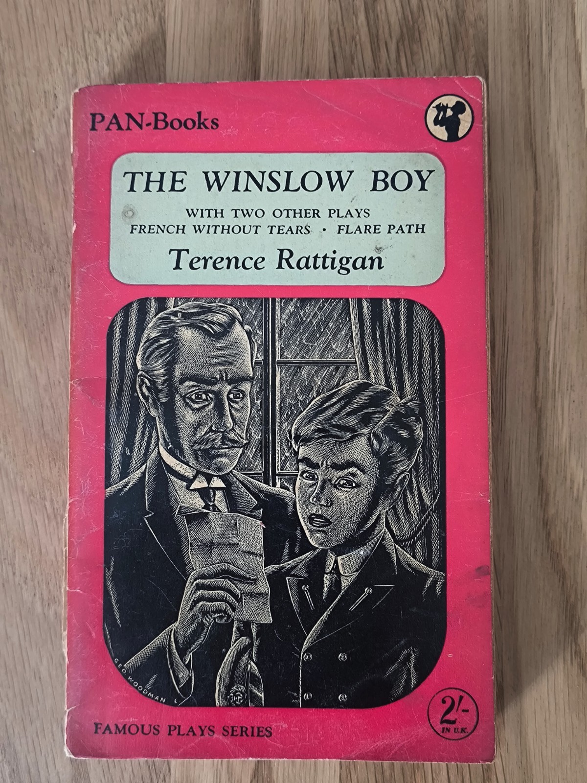 The Winslow Boy. Paperback by Terence Rattigan 1950 Pan #146