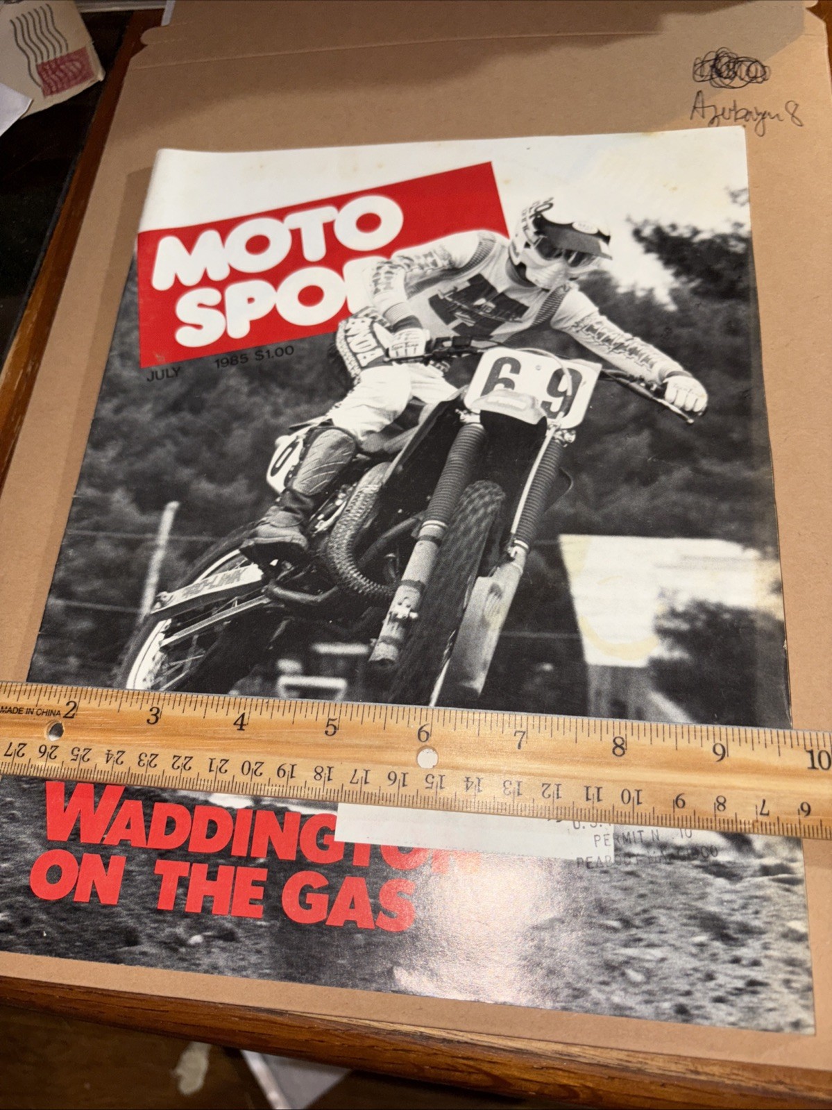1985 Moto Sports New England Motorcycle Racing Magazine Wemyss Scott Unadilla