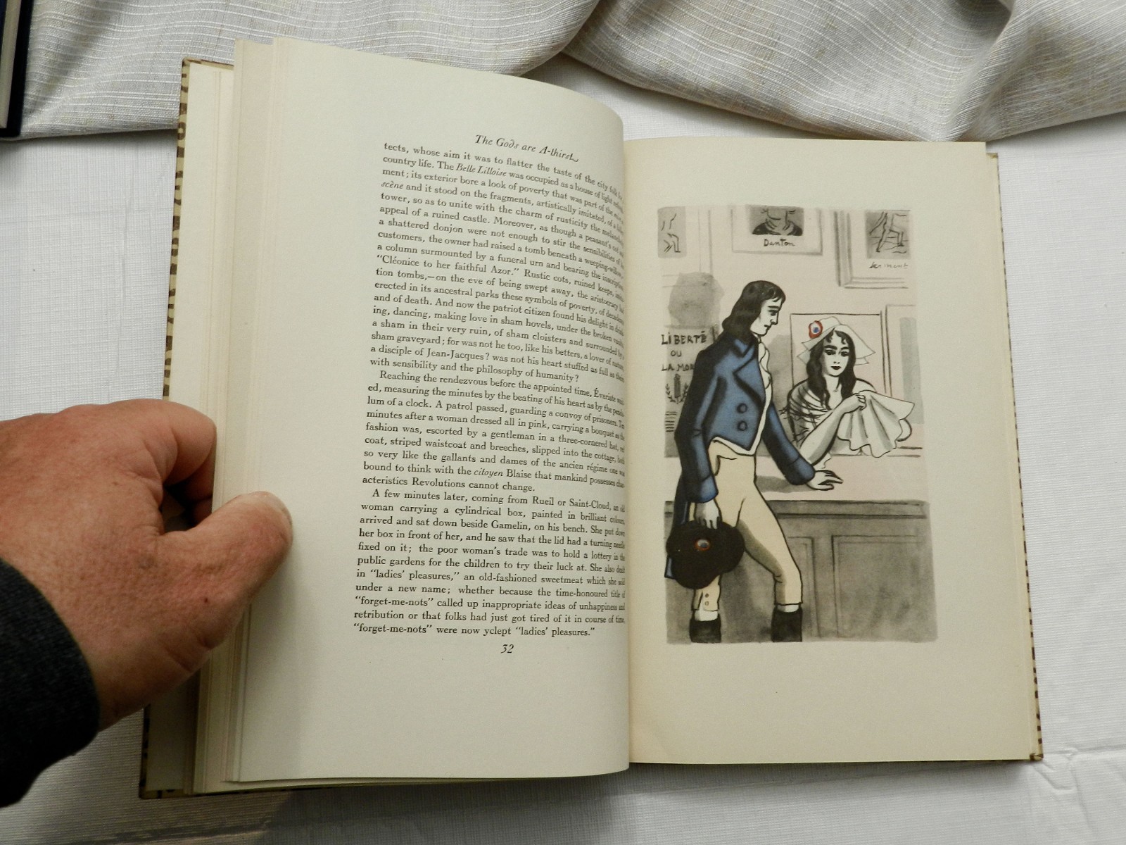 1942 THE GODS ARE A-THIRST by Anatole France, HB Nonesuch Press, ILLUS, VG