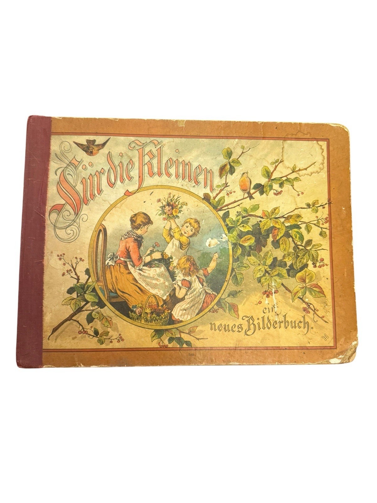 Antique German Board Book Chromolithograph 1900s