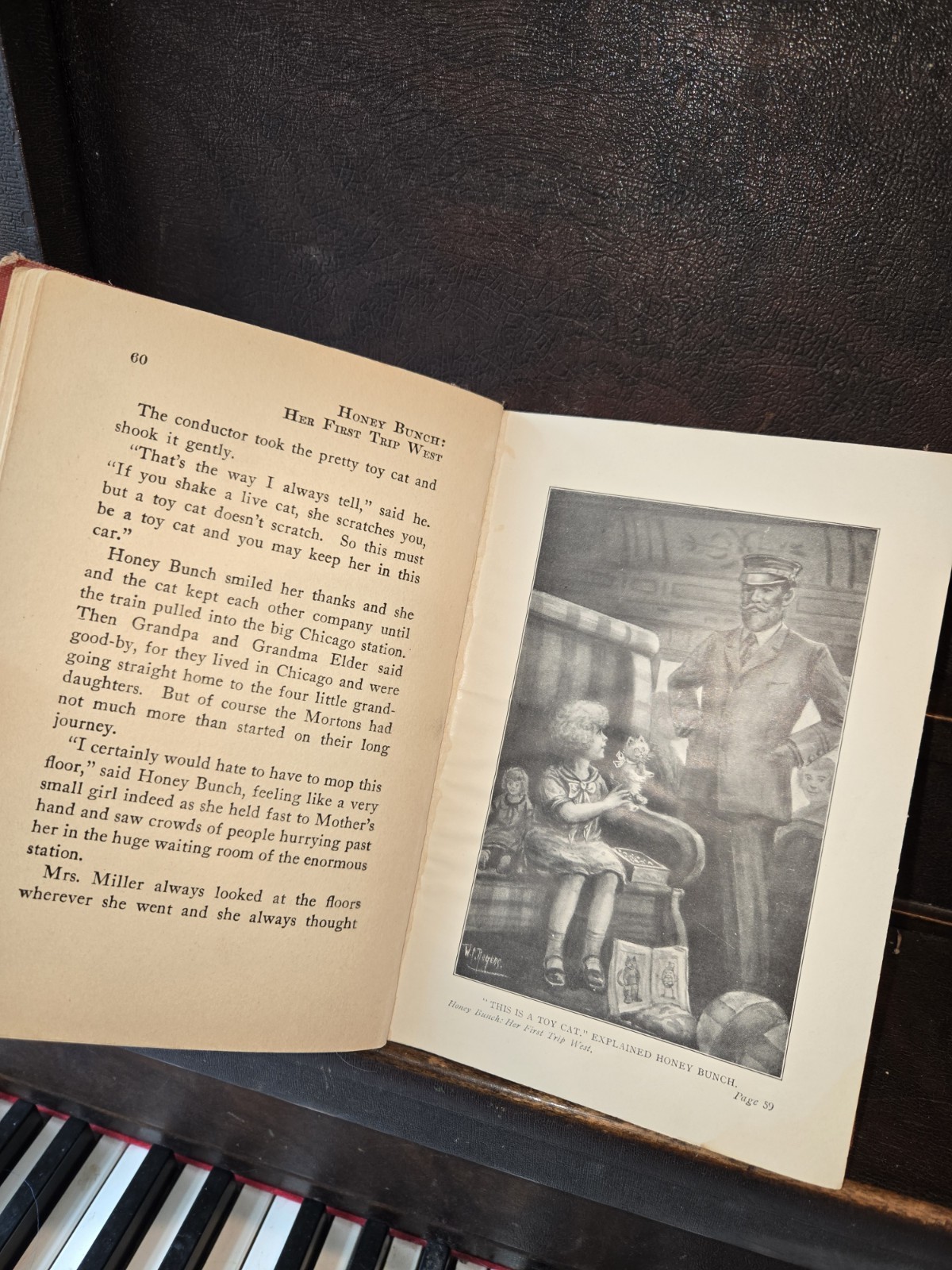 HONEY BUNCH HER FIRST TRIP WEST Helen Louise Thorndyke 1928 Illustrated HC