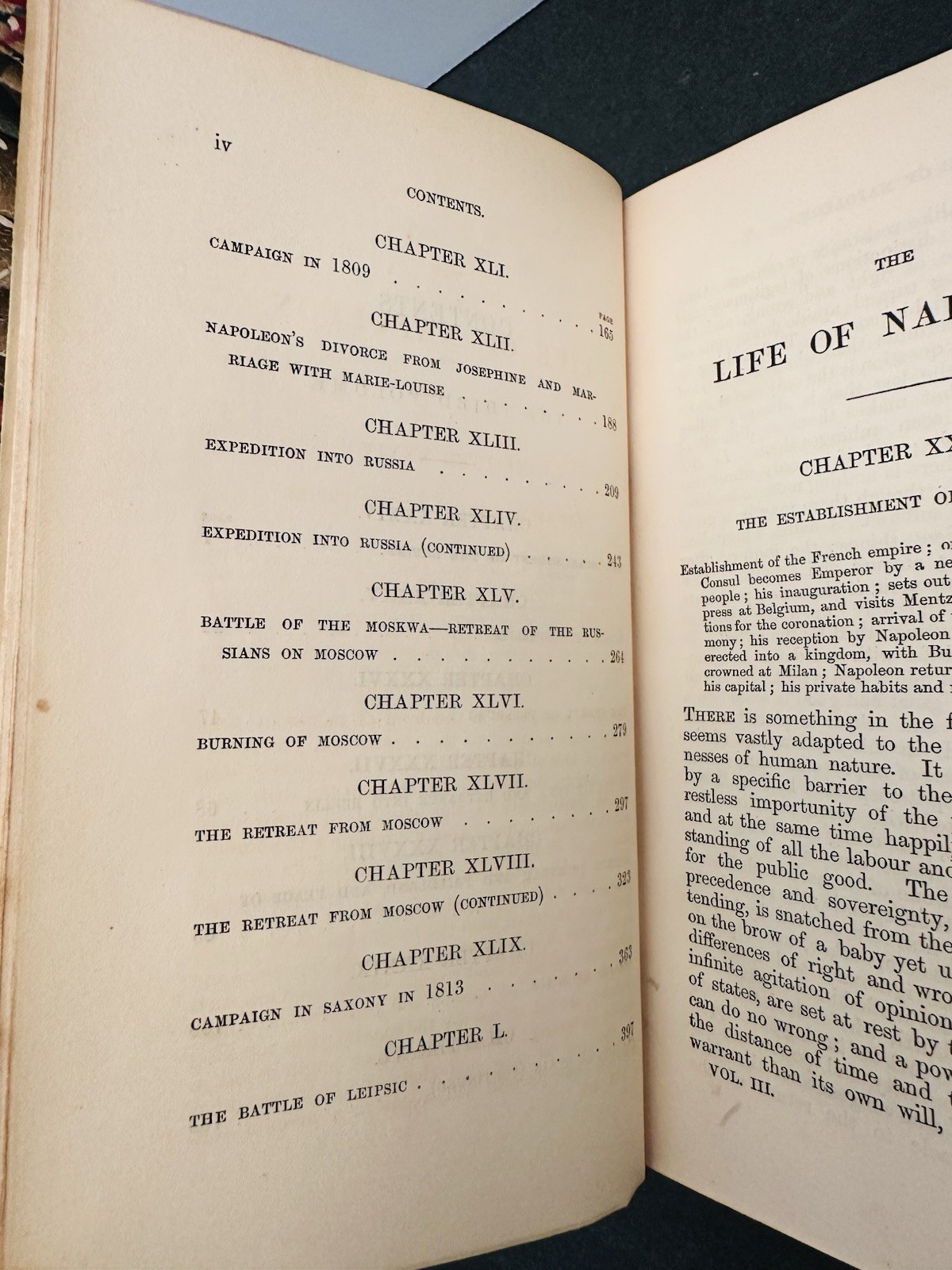 1852 4 Volumes The Life of Napoleon Buonaparte Fine Binding