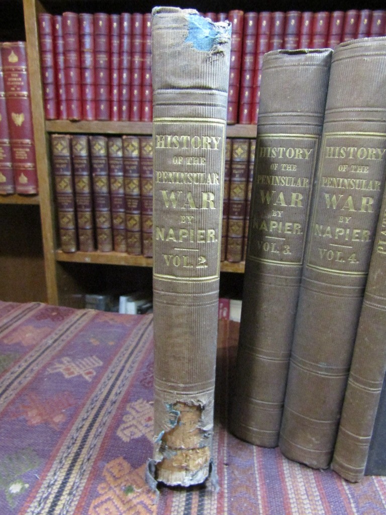 1842 Napier HISTORY OF THE WAR IN THE PENINSUA AND SOUTH FRANCE Rare 5 Vols MAPS