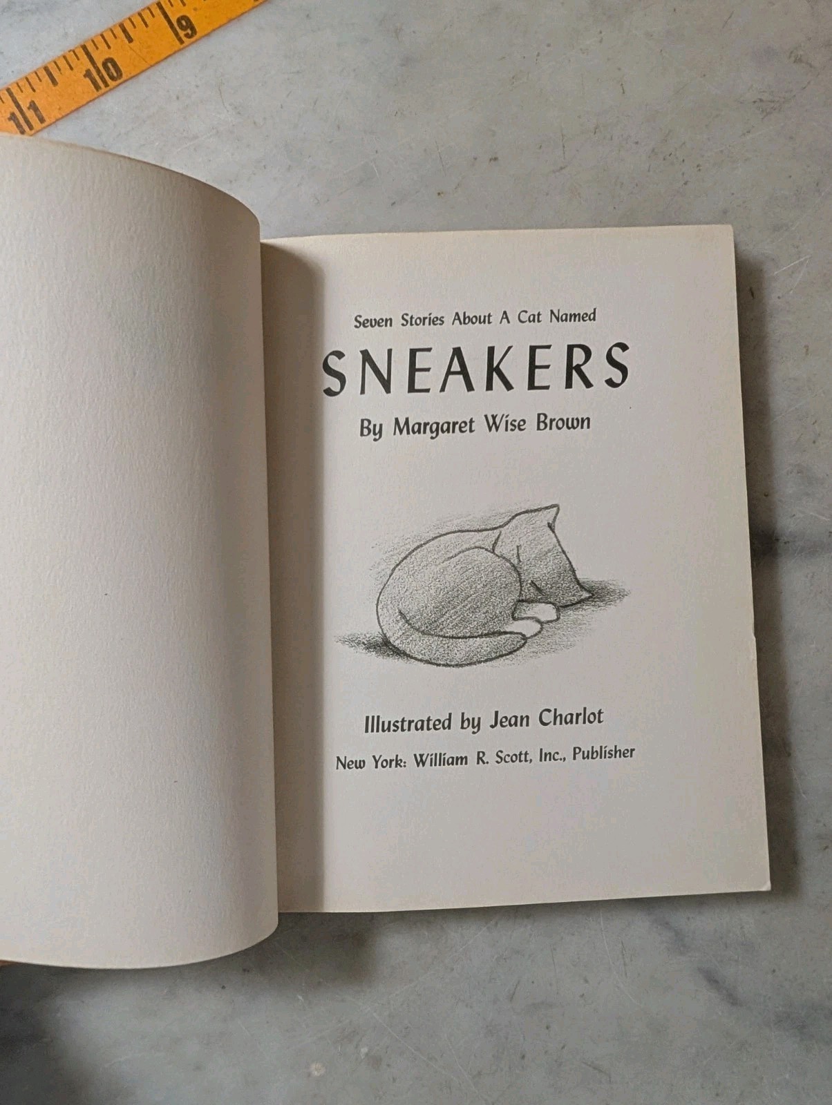 Seven Stories About a Cat Named Sneakers by Margaret Wise Brown 1955 Hardcover