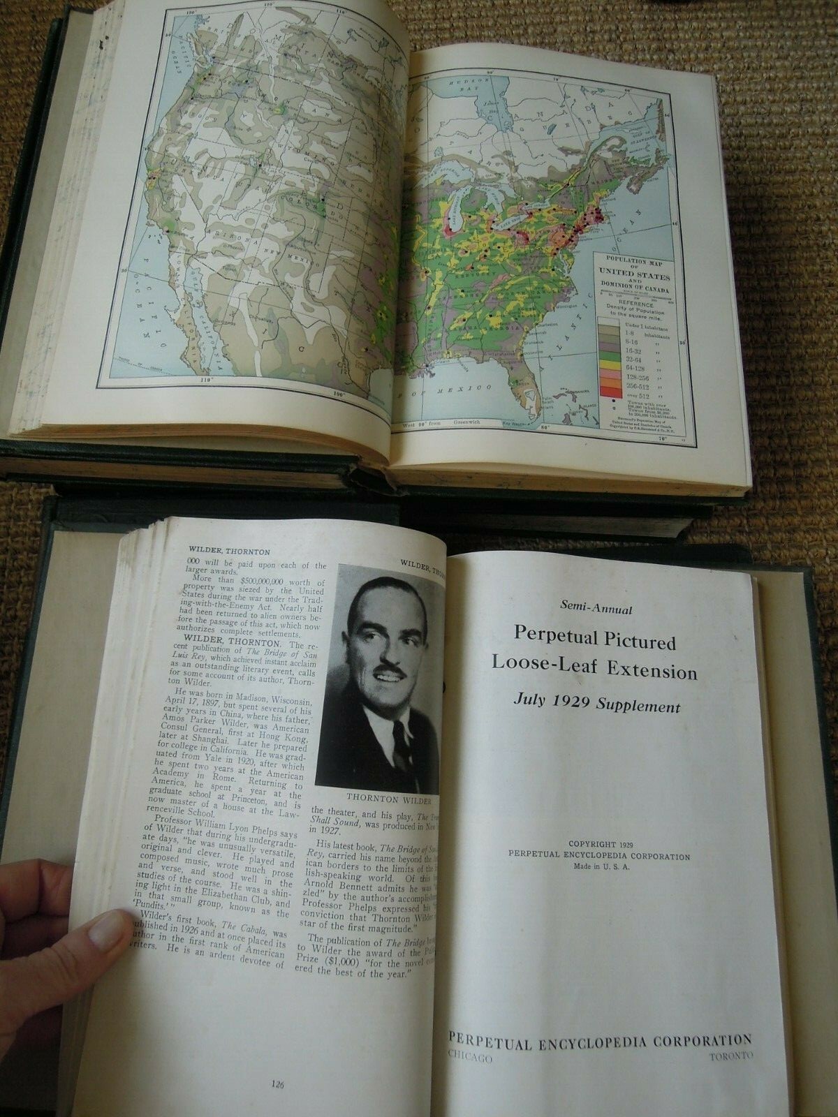 The Source Book- 10 Vol + Loose Leaf Extension, Perpetual Encyclopedia Corp 1926