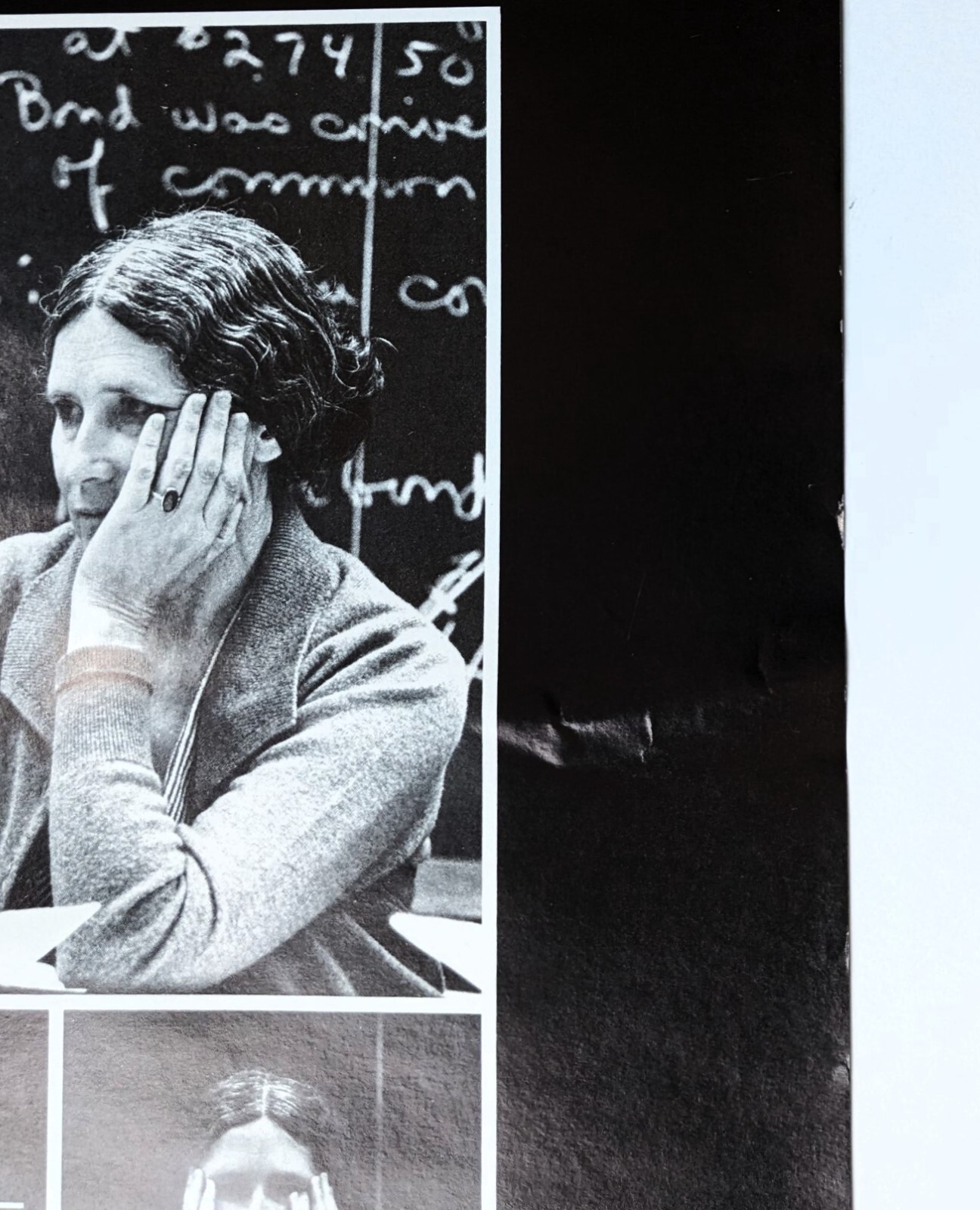 DORIS LESSING POSTER SIGNED & INSCRIBED – EVENT to BENEFIT AFGHAN REFUGEES