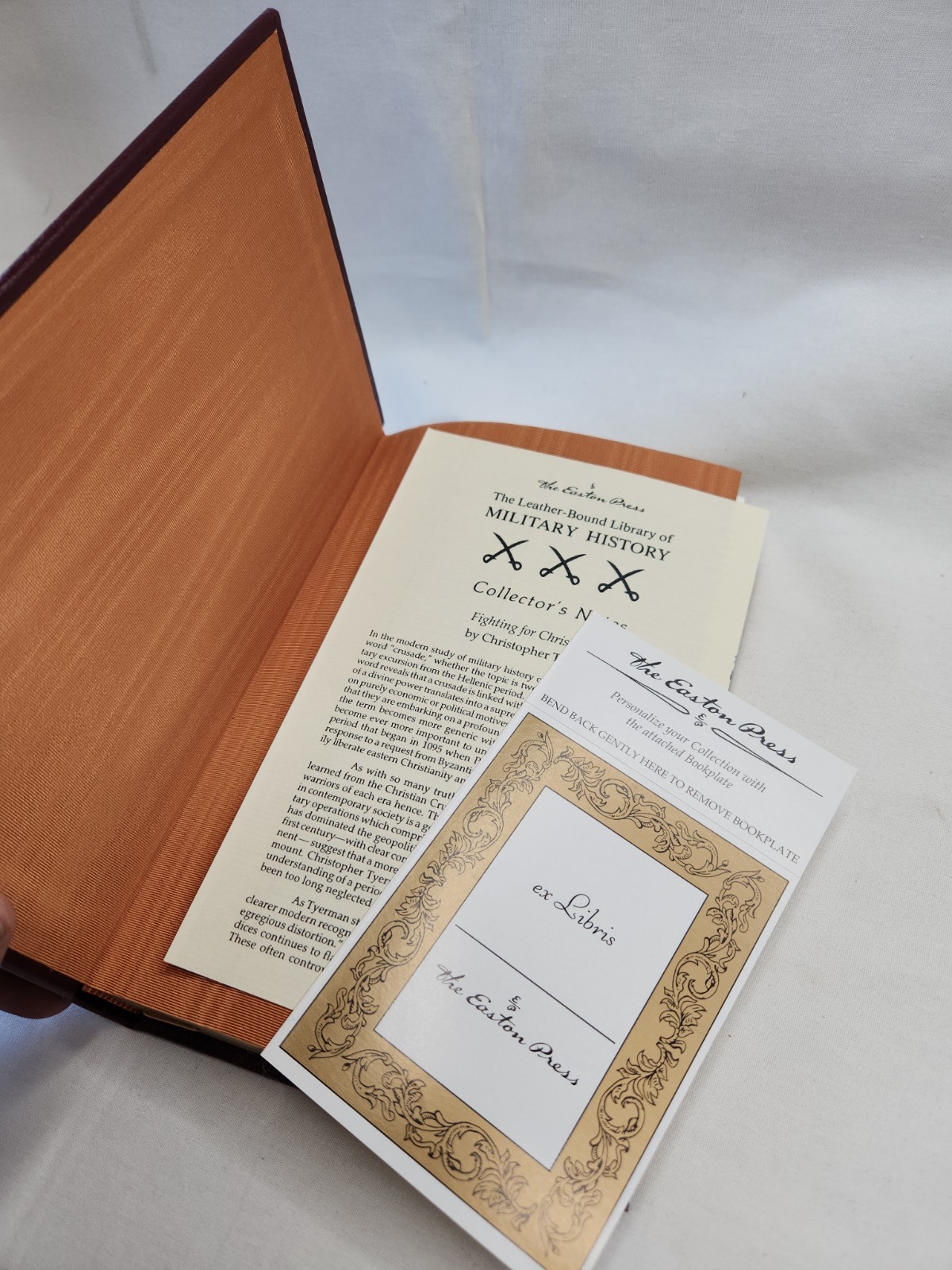 FIGHTING FOR CHRISTENDOM – CHRISTOPHER TYERMAN – EASTON PRESS LEATHER Mint