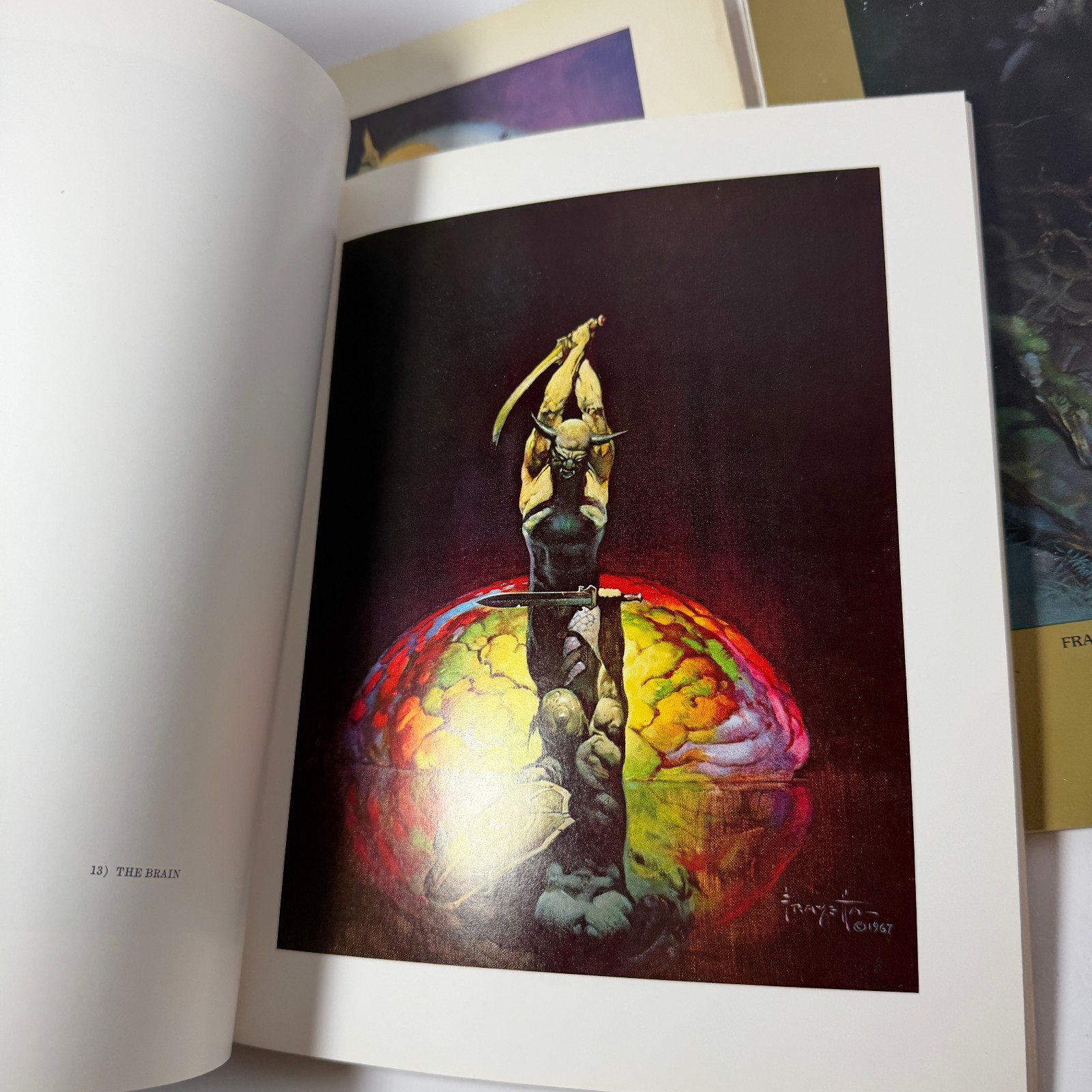 The Fantastic Art Of Frank Frazetta Vintage Books 1 2 & 4 Art Book Set Used