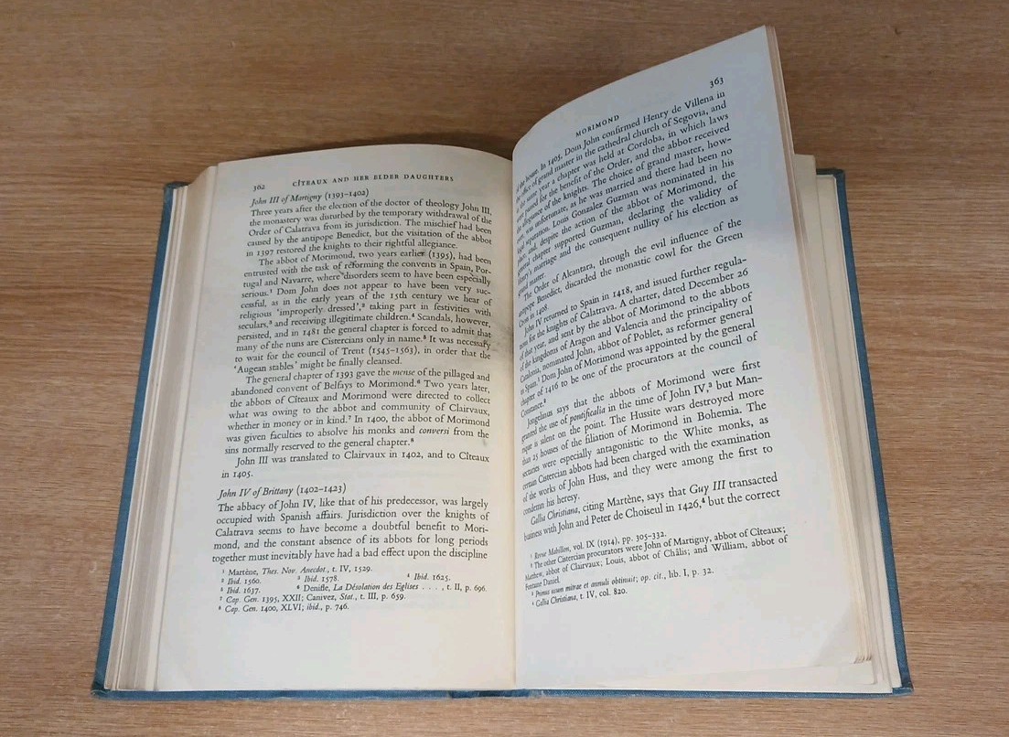 Citeaux And Her Elder Daughters By Archdale A King, Burns & Oates Hardcover 1954