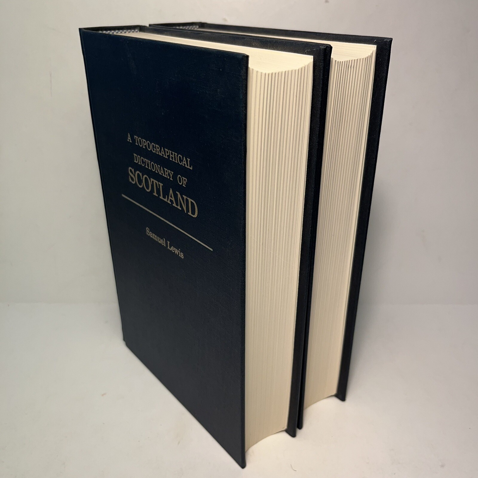 Topographical Dictionary of Scotland by Samuel Lewis – 2 Volume Set – VG HC