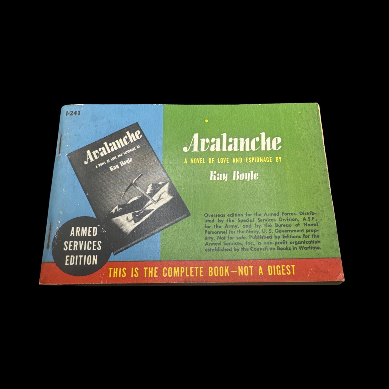 ? WW2 Armed ServicesEdition #I-241? AVALANCHE ?1944