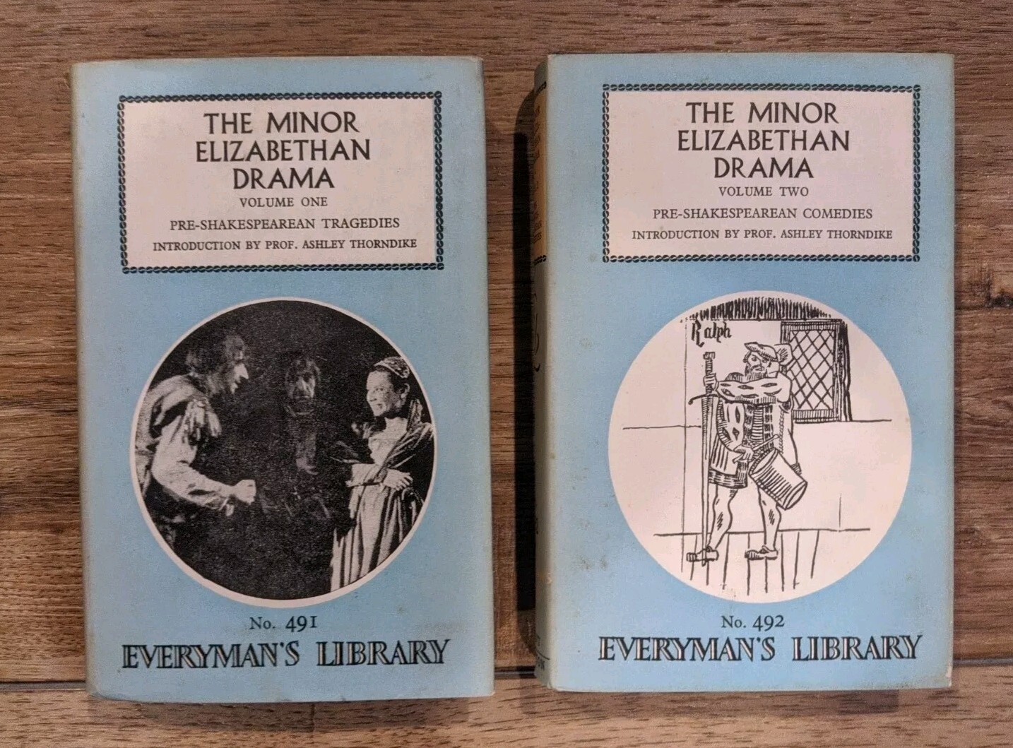 The Minor Elizabethan Drama volumes 1 & 2 1964 Everyman’s Library 491 492 MISC6