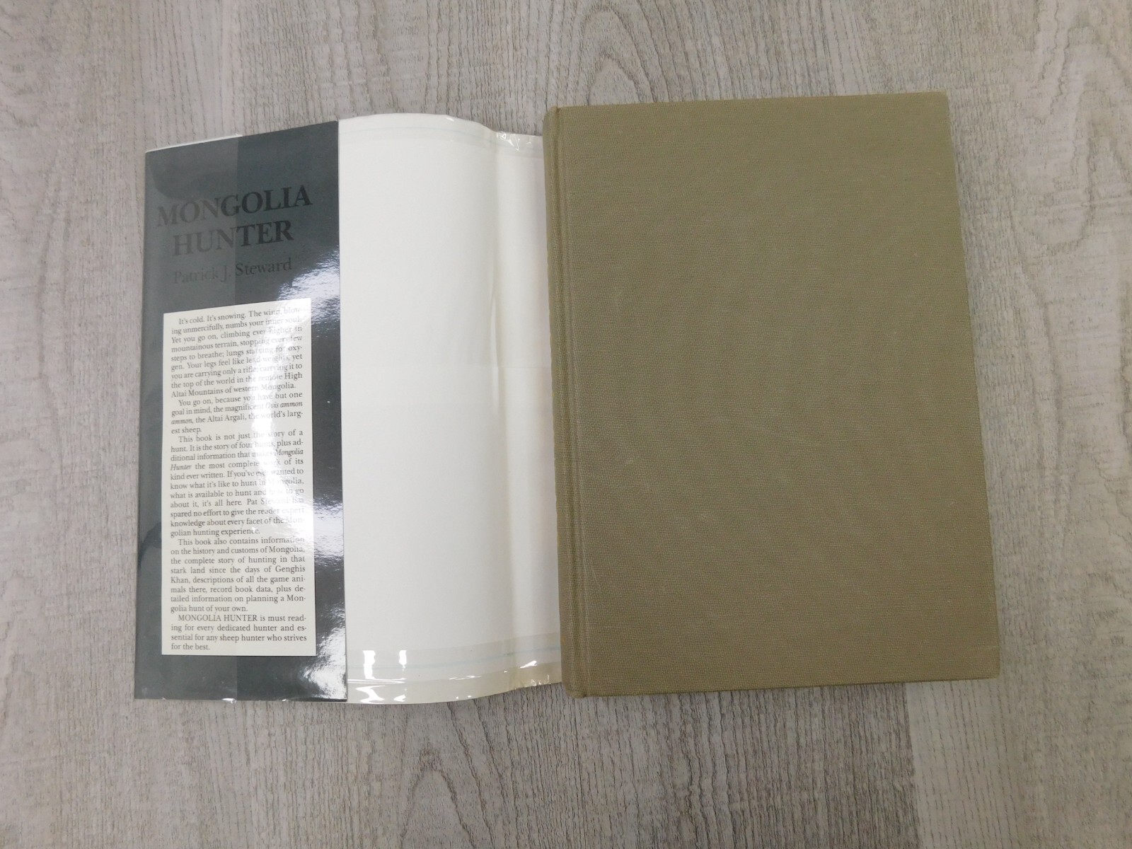 Mongolia Hunter Patrick J Stewart Ltd Signed 269/1500 HC DJ Big Game VTG Book