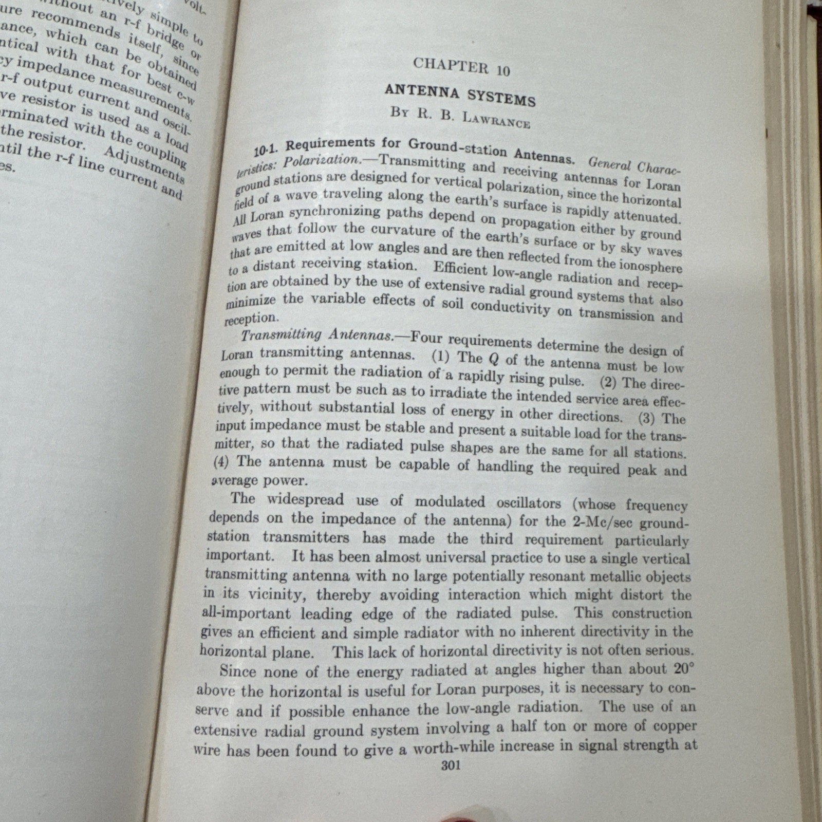 RARE! LORAN Long Range Navigation 1948 1st Ed. 2nd Impr. Pierce MIT Radiation