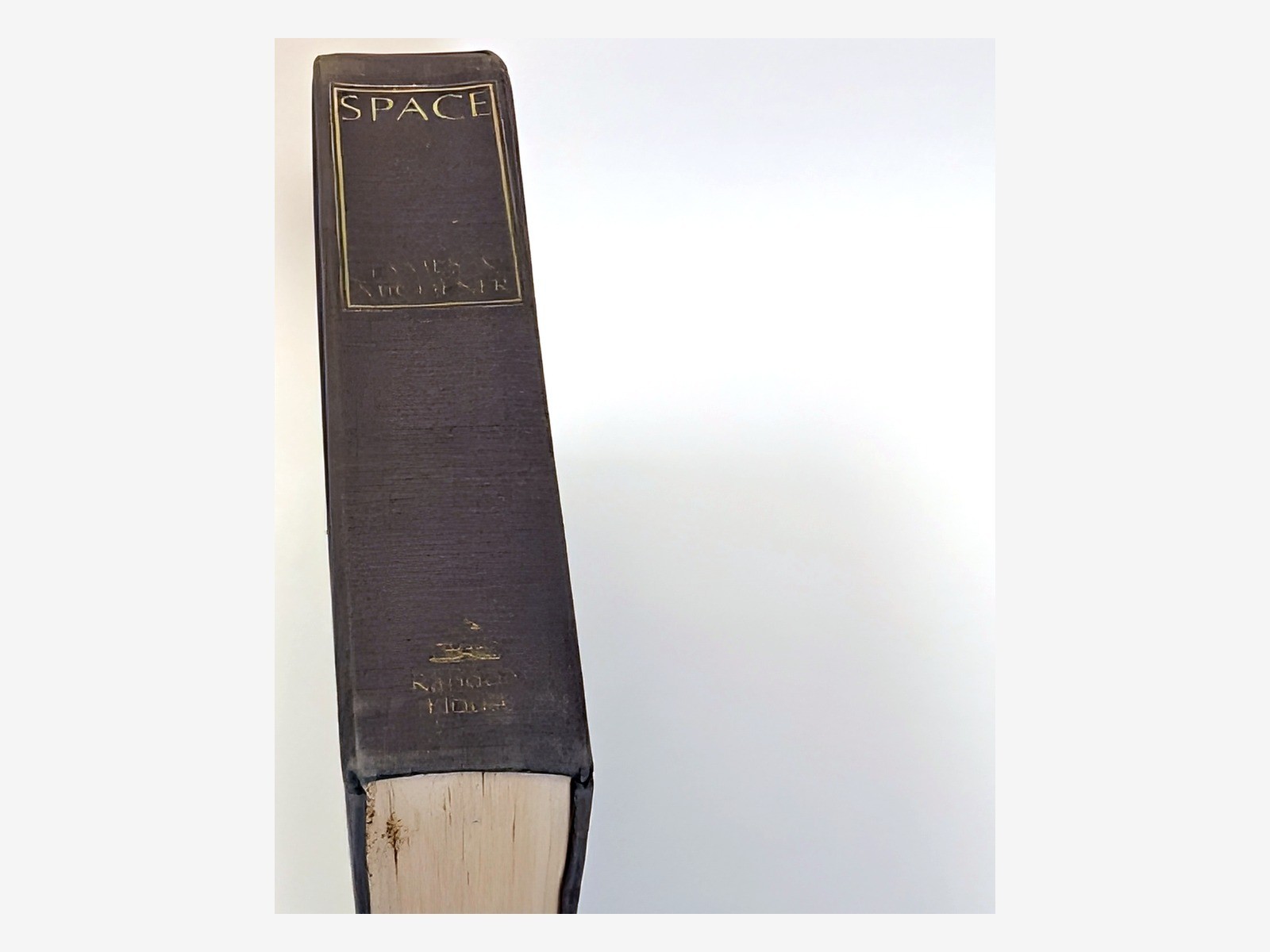 Space James A Michener SIGNED Bookplate Random House Hardcover NASA Endpapers