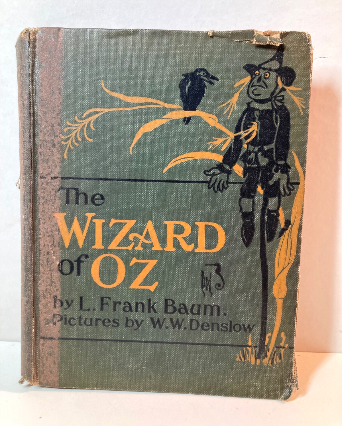 WIZARD OF OZ by L. FRANK BAUM pictures by W.W. DENSLOW 1903 HARDCOVER