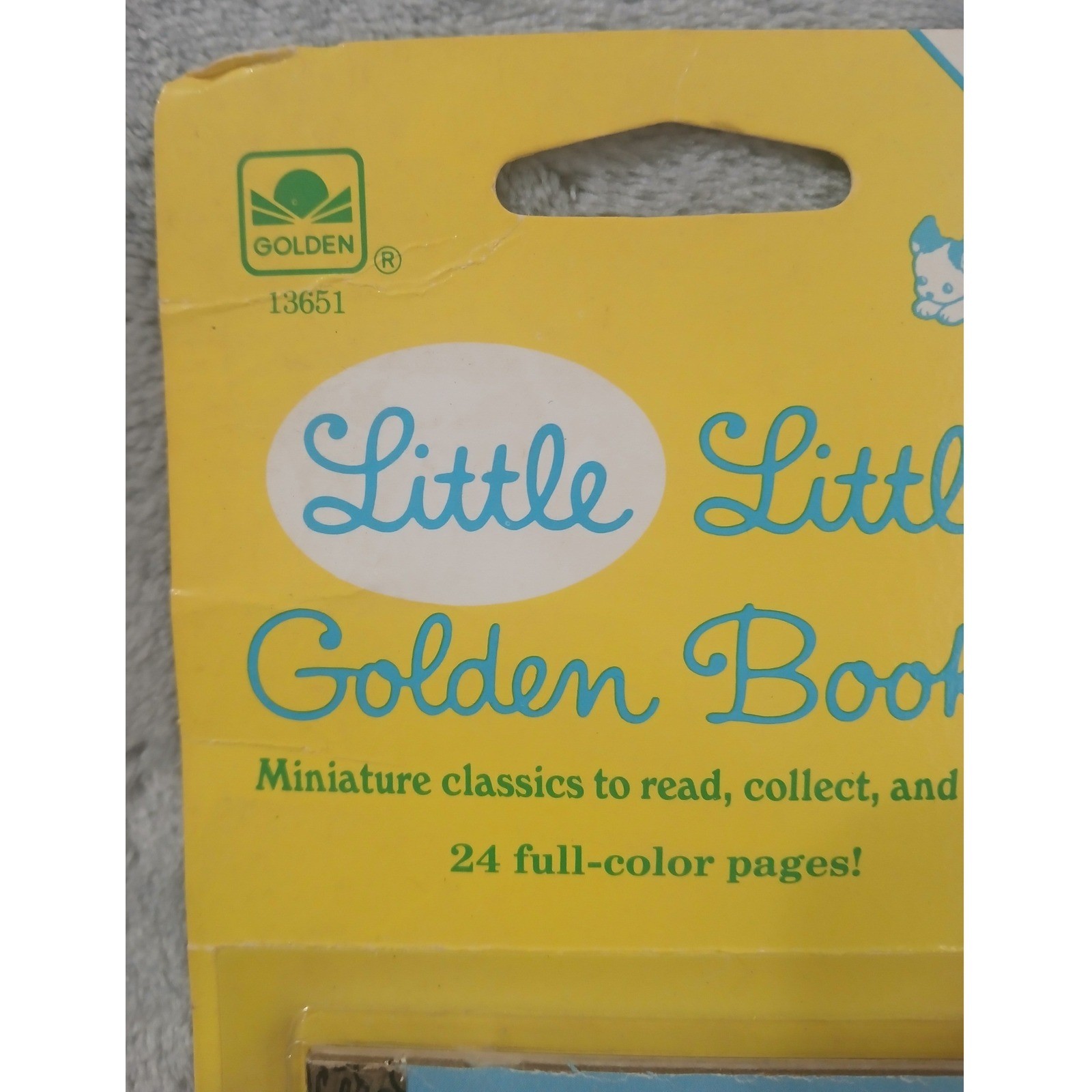 Vintage 1988 Little Little Golden Books Miniature 3 Packs 6 Books Sealed 13651