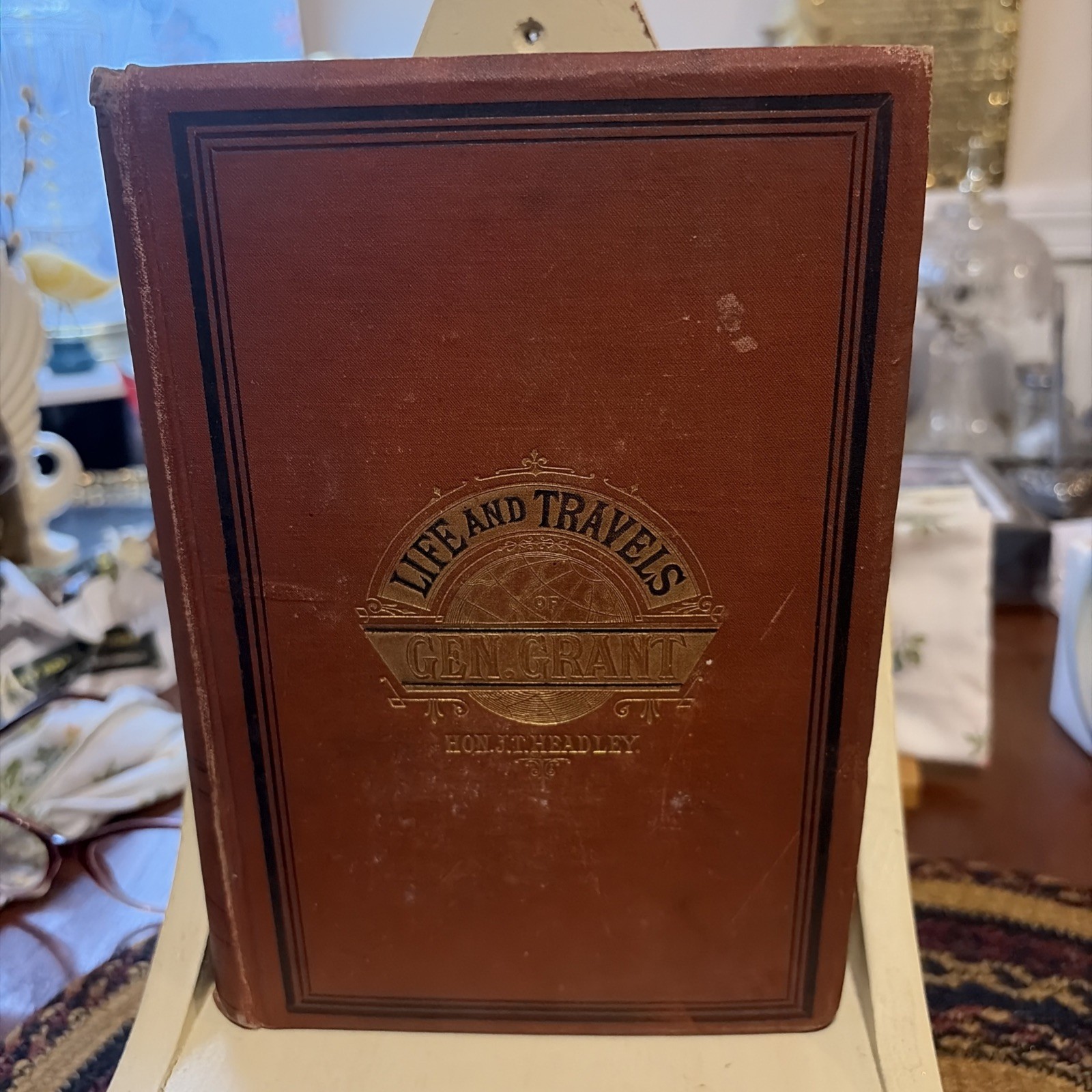 The Life and Travels of General Grant Hon Headly 1879 Antique Book Hubbard Bros.