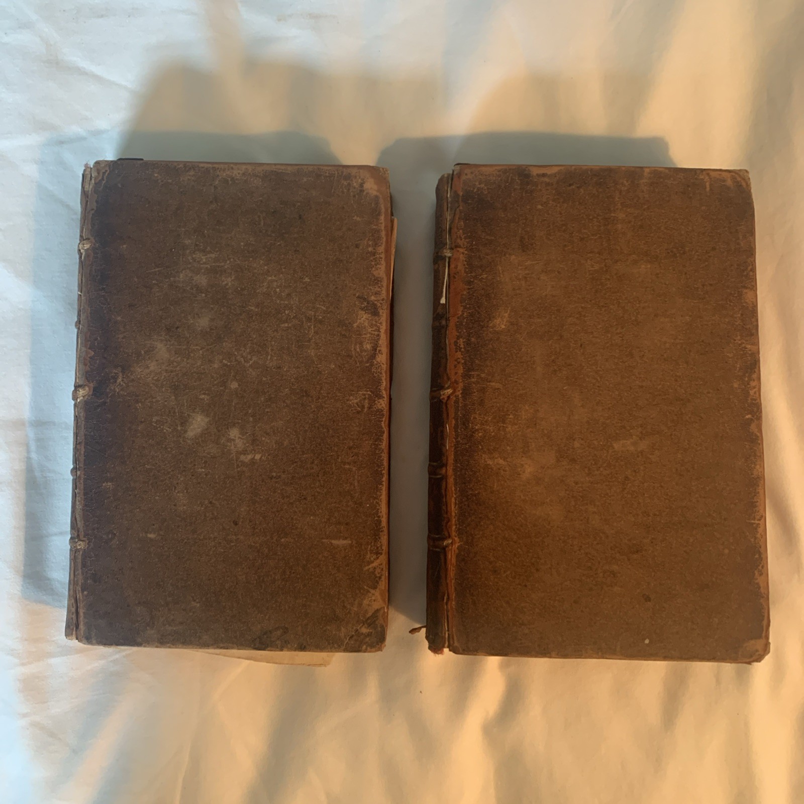 RARE (2) Antique Volumes of THE TATLER 1759 VOL I & IV Jacob and Richard Tonson