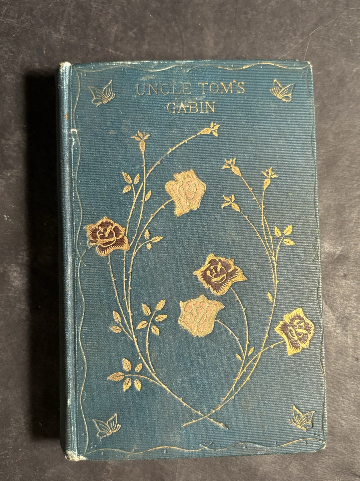 Antique Art Nouveau Uncle Tom’s Cabin by Harriet Beecher Stowe 1894 Altemus