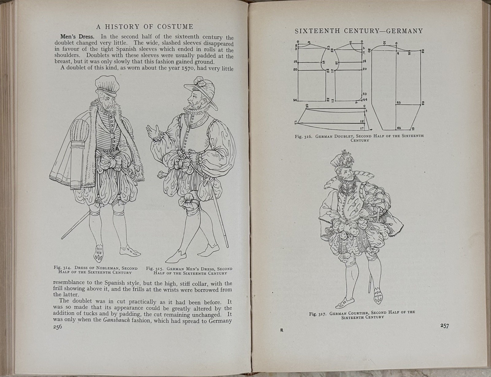 A History of Costume by Carl Kohler 1928 Illustrated Ex-library