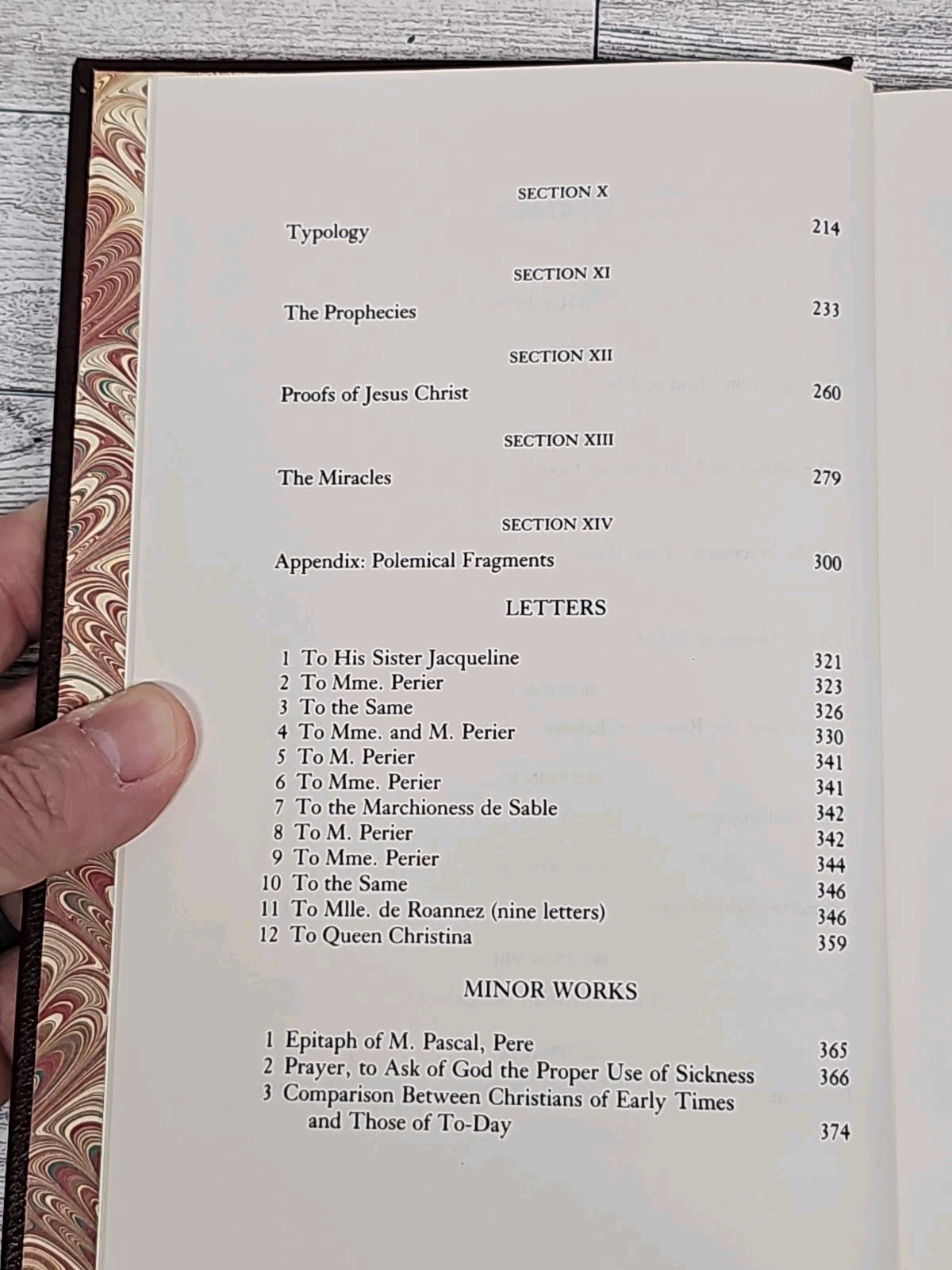 Blaise Pascal Thoughts – Letters – Minor Works Harvard Classics 1984