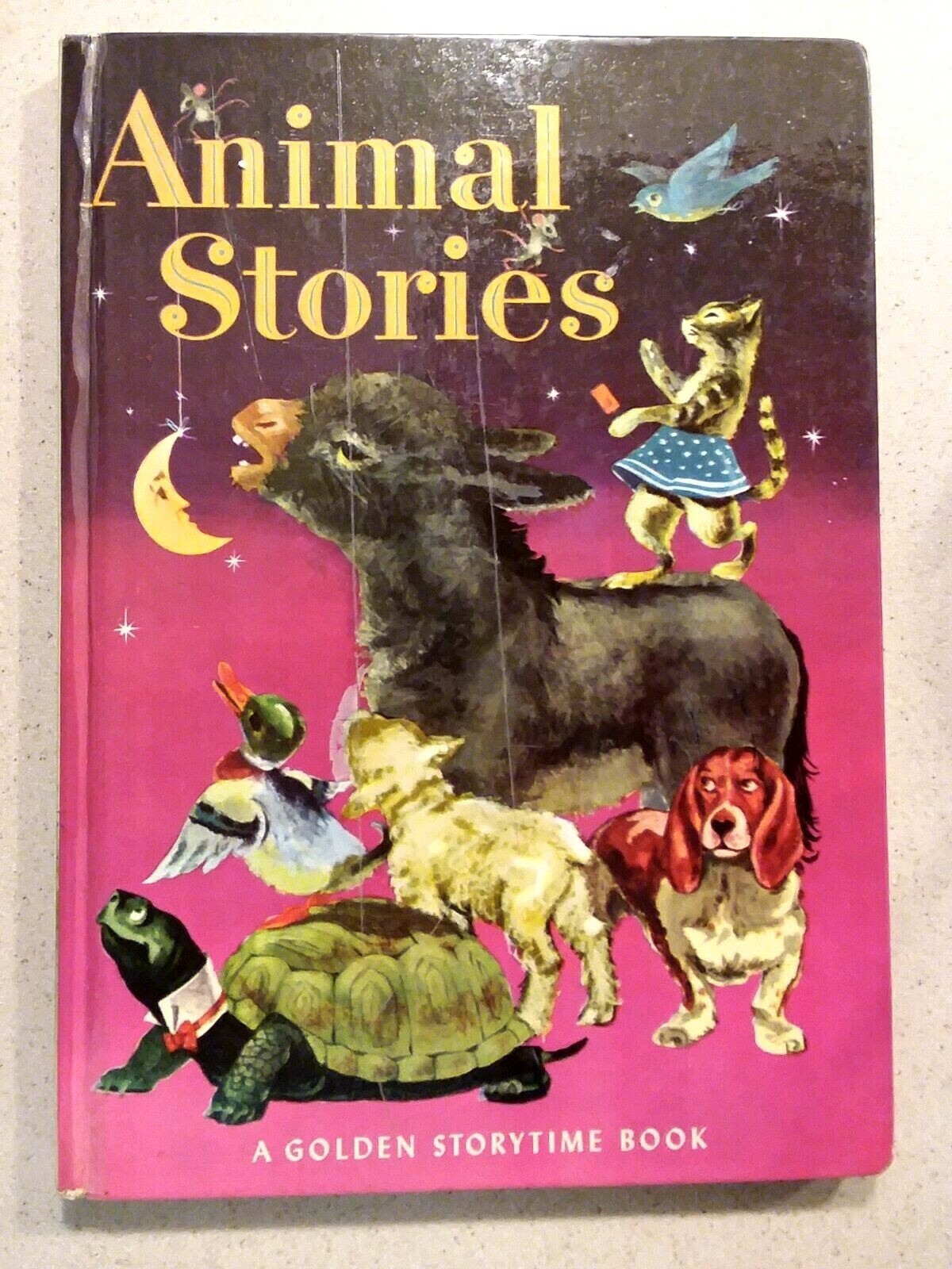 ANIMAL STORIES Vintage Golden Storytime Book 1963 edition Ephemera