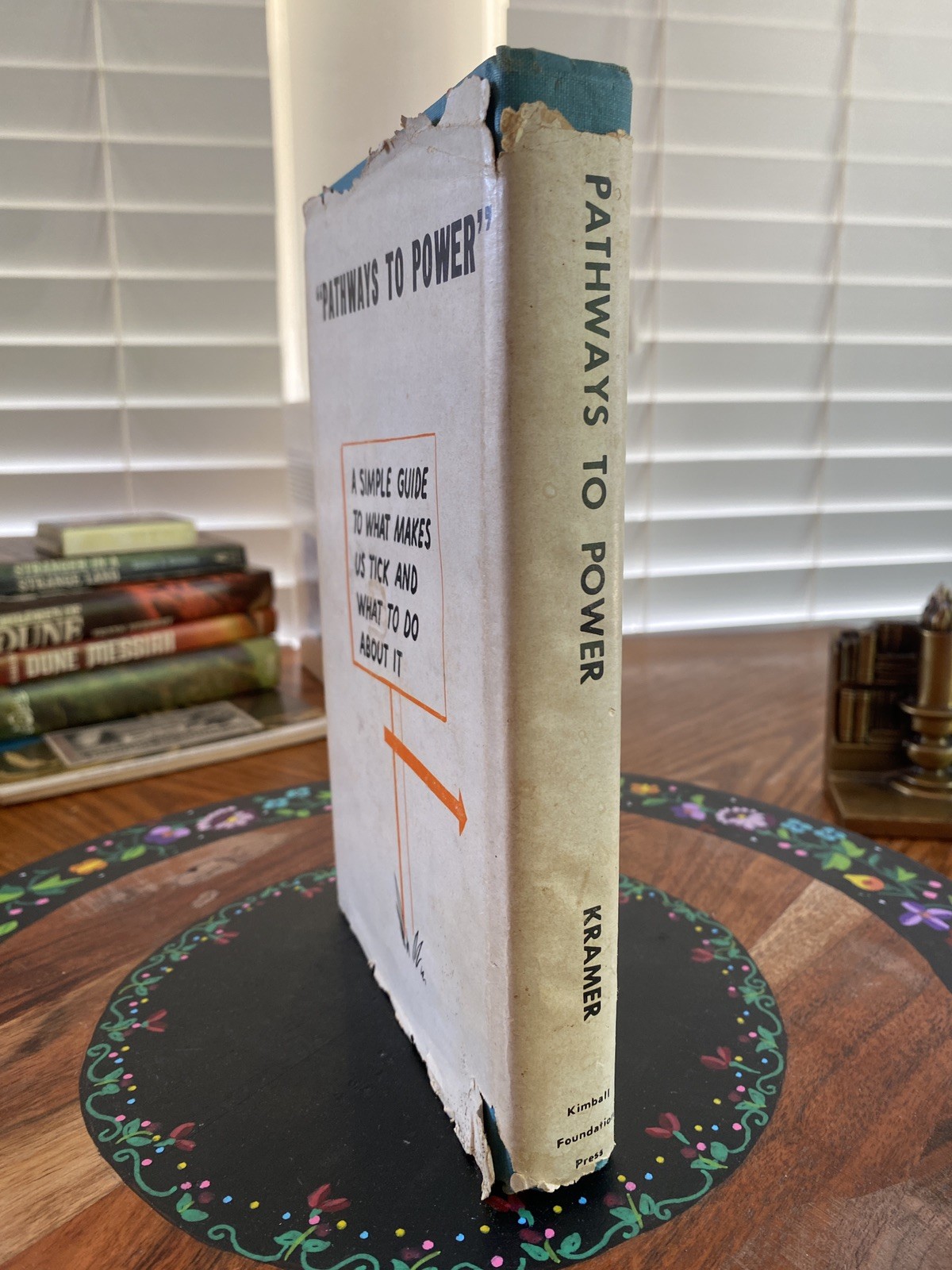 SIGNED Pathways to Power Edward Kramer 1955 w/DJ Kimball Press Synchromantics