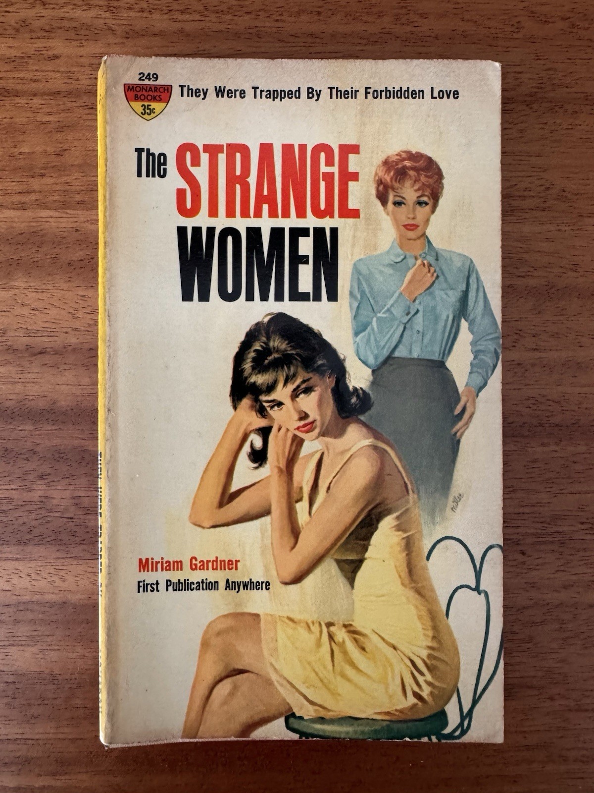 The Strange Women Miriam Gardner Lesbian Smut Pulp Fiction PB LGBTQ+