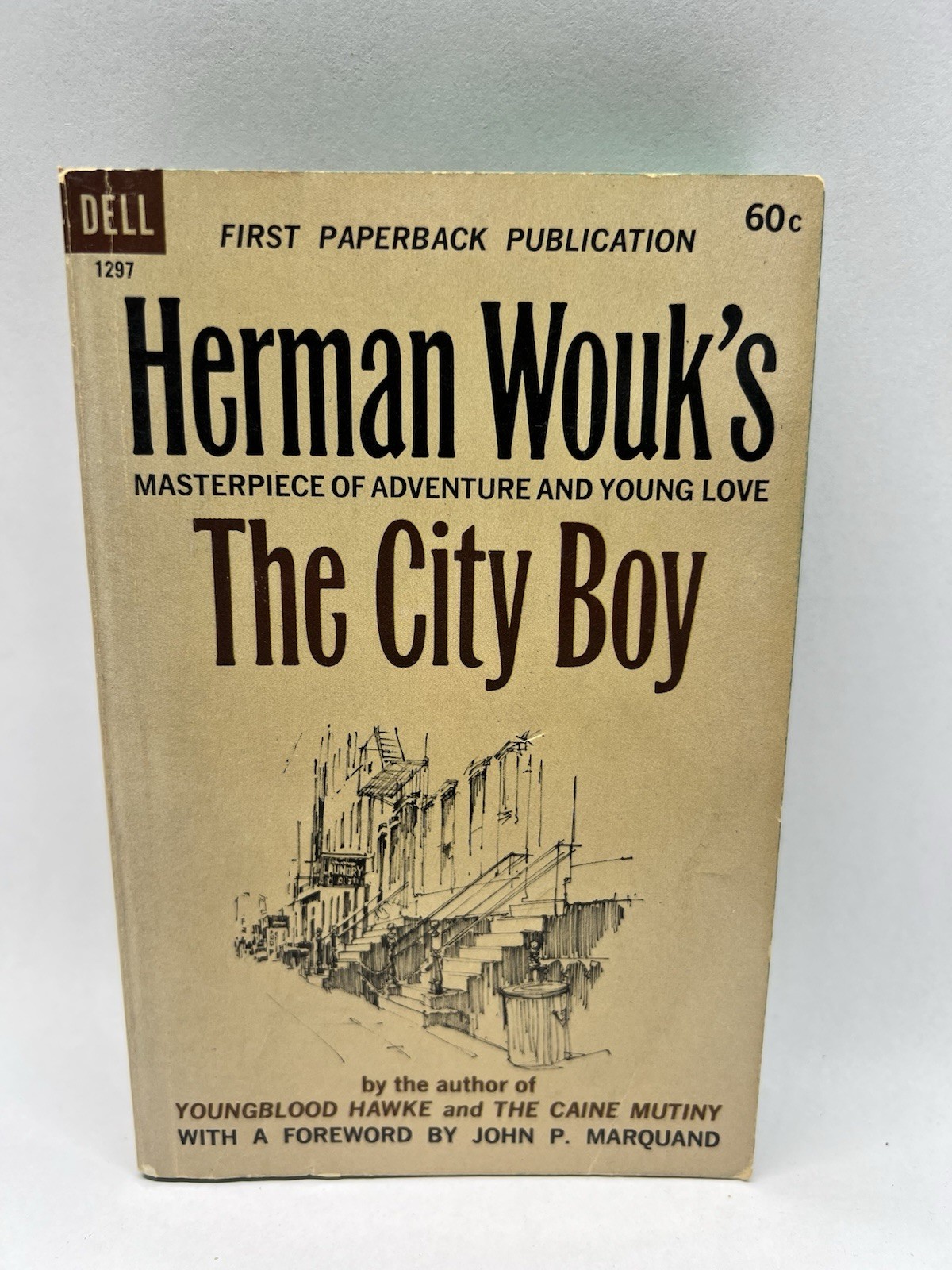 Herman Wouk’s The City Boy Dell 1297 1st paperback 1964
