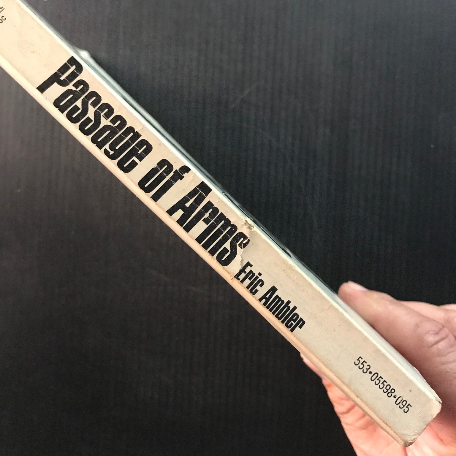 Passage of Arms Eric Ambler 1970 Bantam Paperback Spy Thriller Suspense