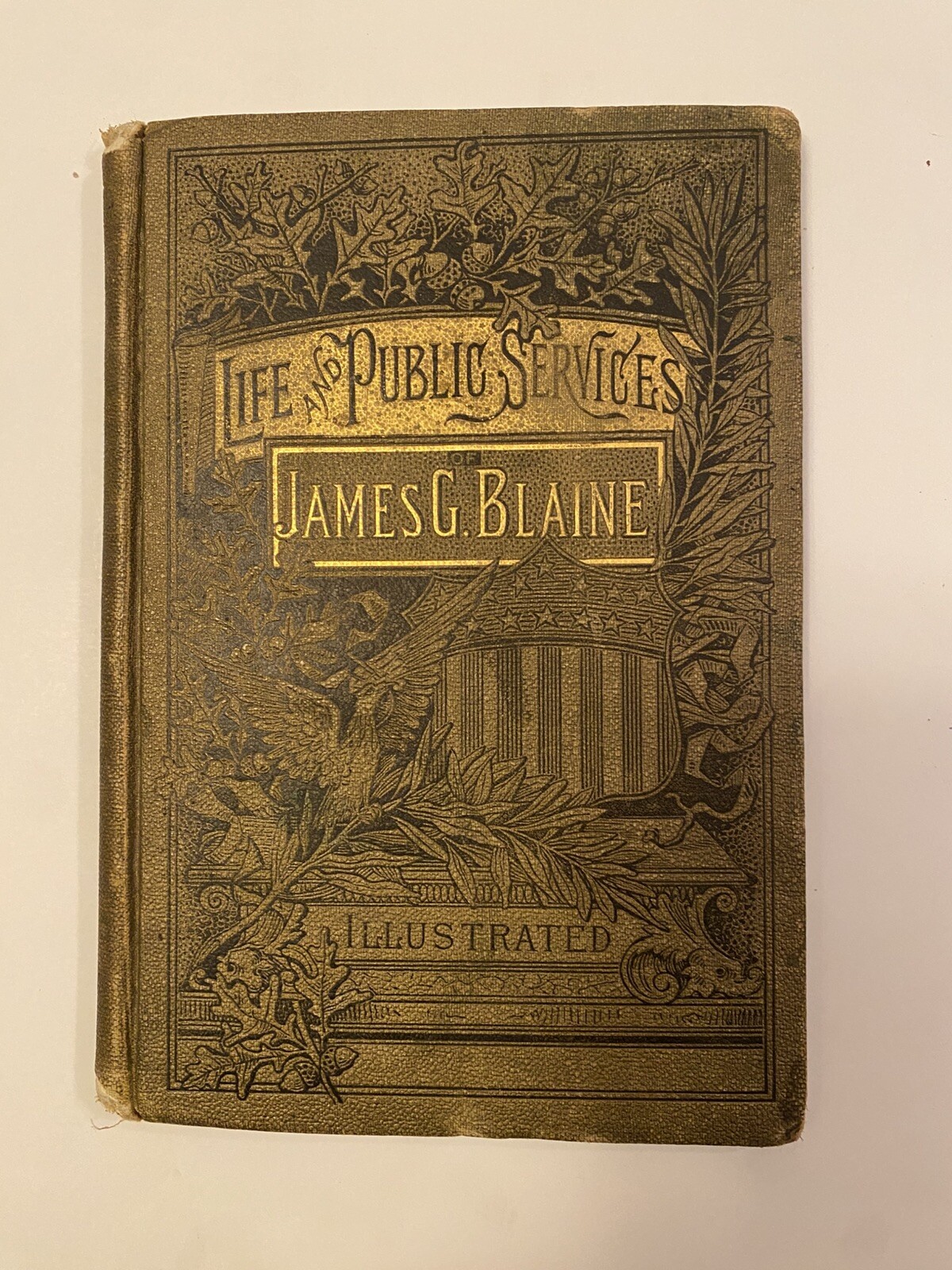 1884 The Life and Public Services of James G. Blaine by Conwell-Antique Book HC