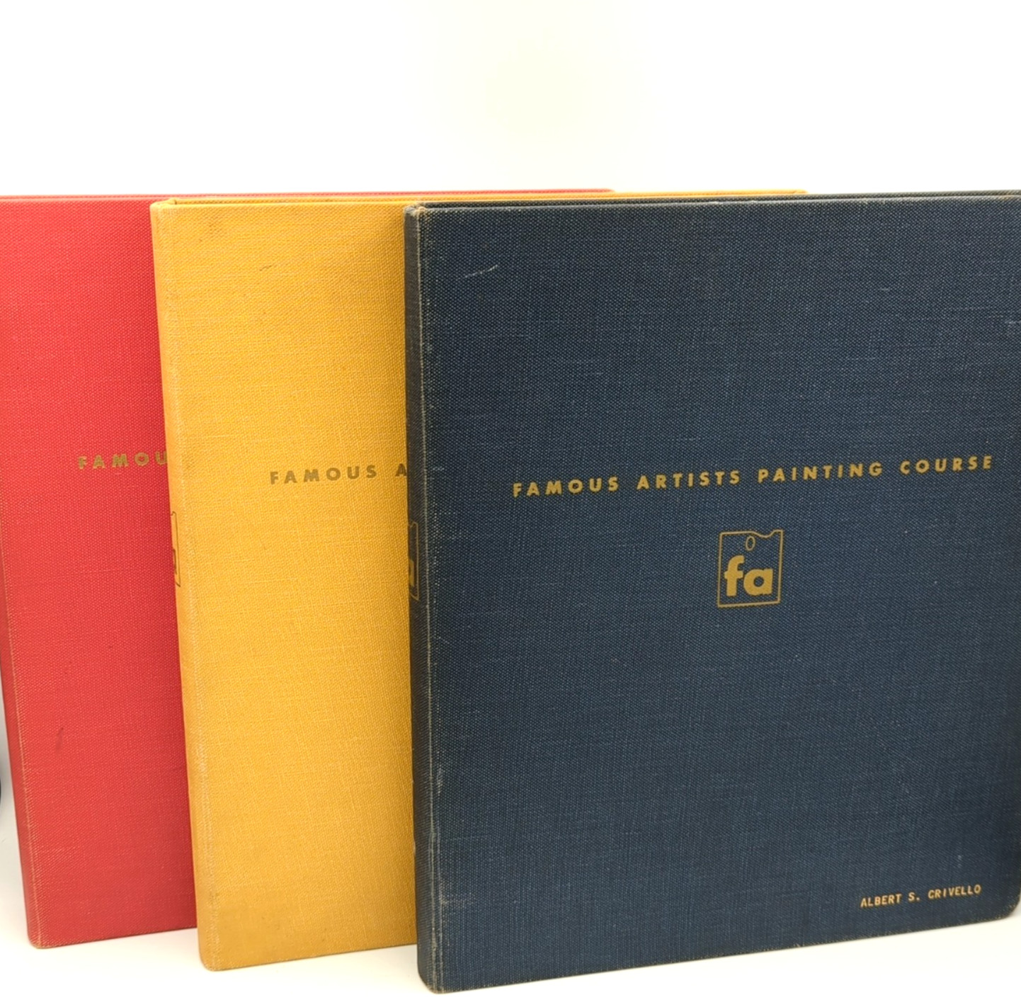 Vintage 1953 Famous Artists Painting Course 3 Binder Set Lessons 1-10