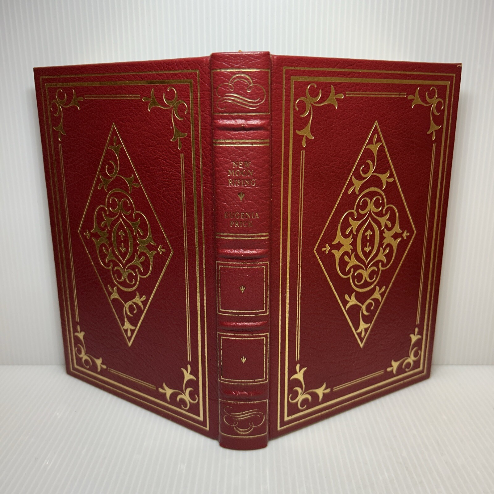 New Moon Rising by Eugenia Price (Vtg Signed 1985 Leather 1st) St Simons Trilogy