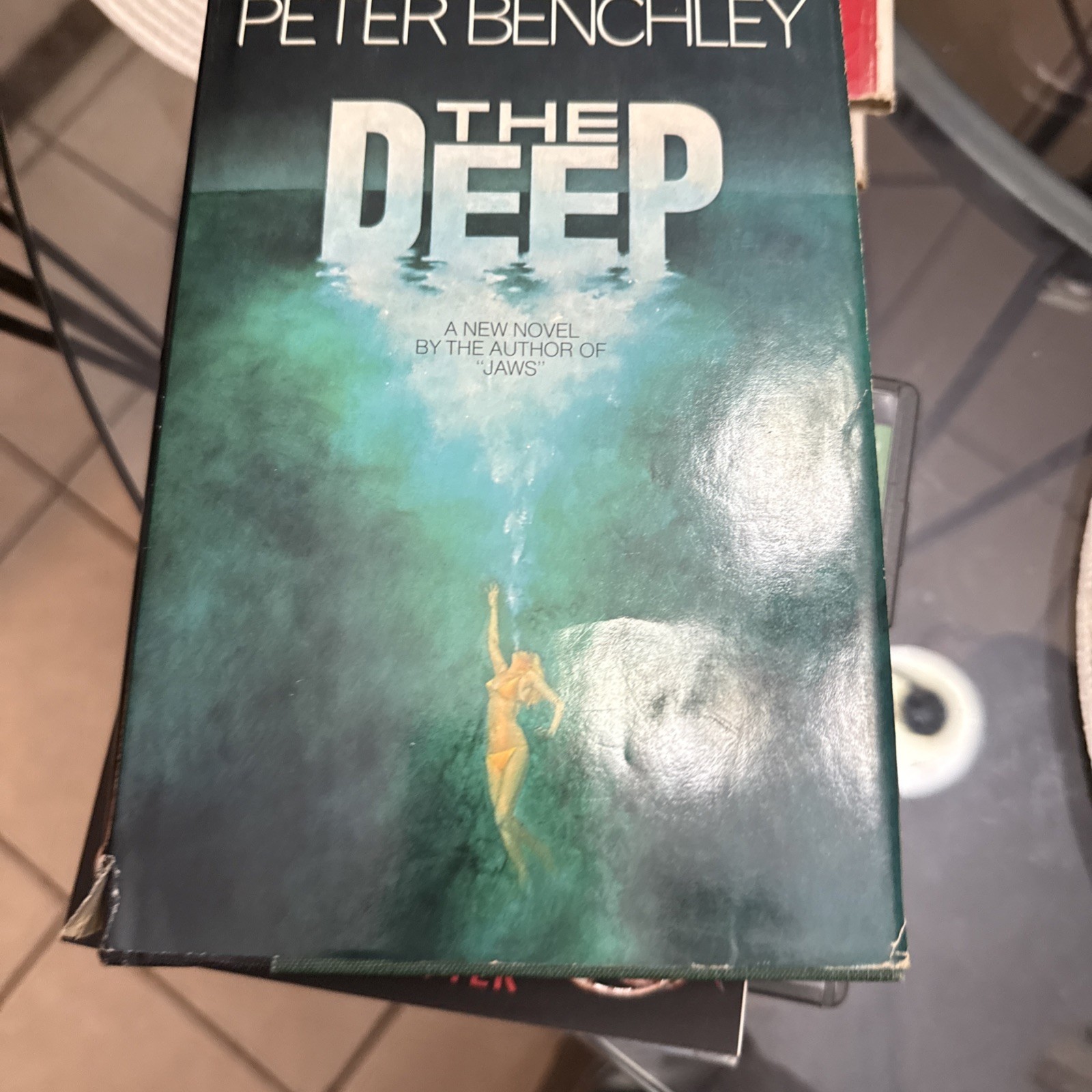 The Deep by Peter Benchley 1976 HCDJ 1st Edition
