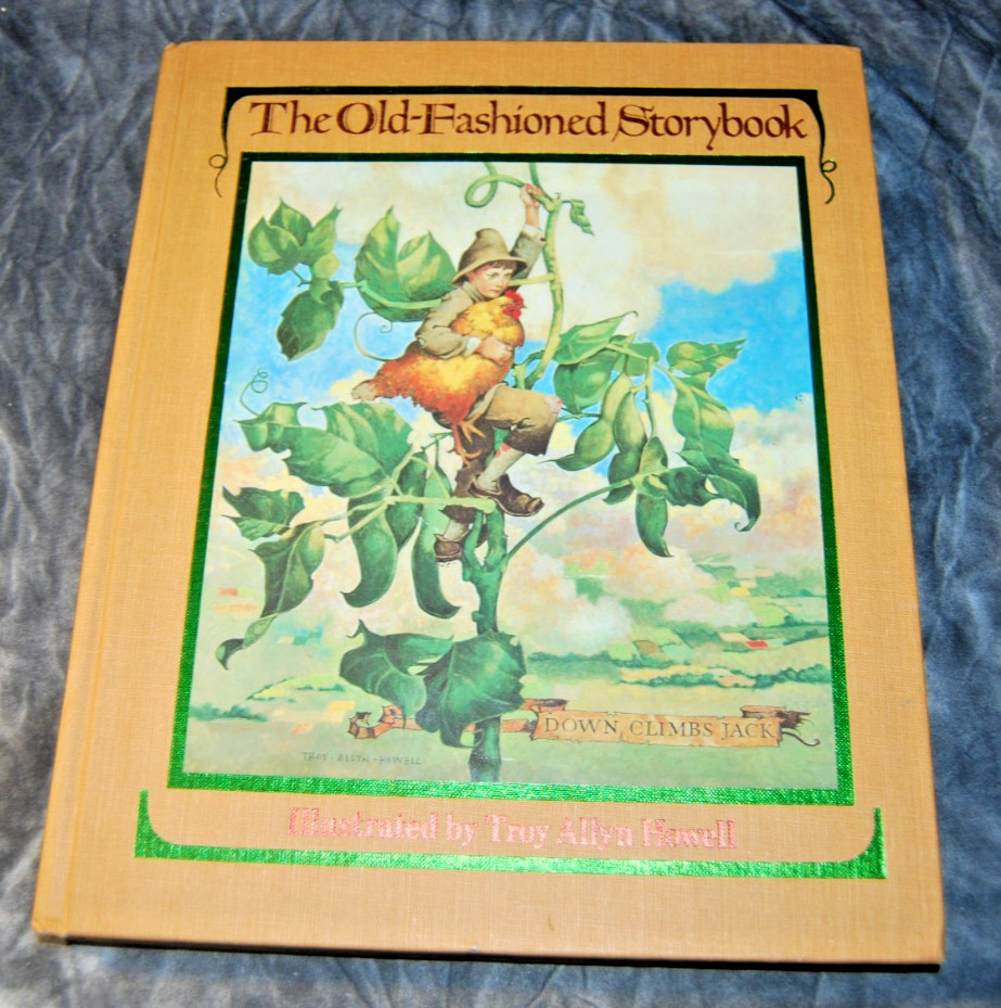 The Old-Fashioned Storybook 1985 Hardcover Little Simon Troy Howell Illustrated